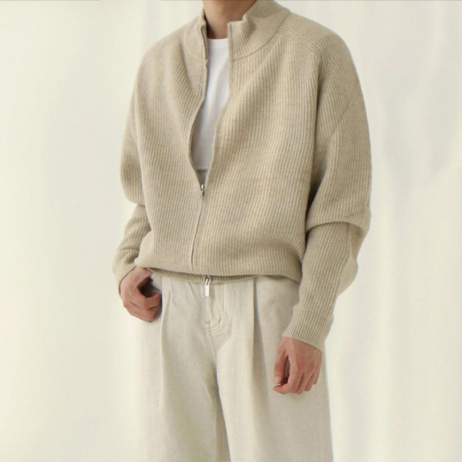 Vintage Gray Full Zip Cardigan Sweater Size US M / EU 48-50 / 2 - 6 Thumbnail