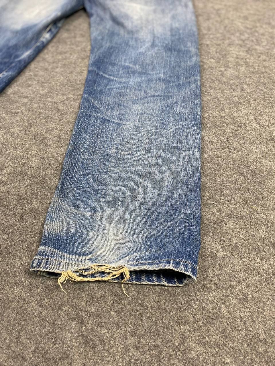 Japanese Brand vintage hr market selvedge distressed denim nice design Size US 32 / EU 48 - 8 Thumbnail