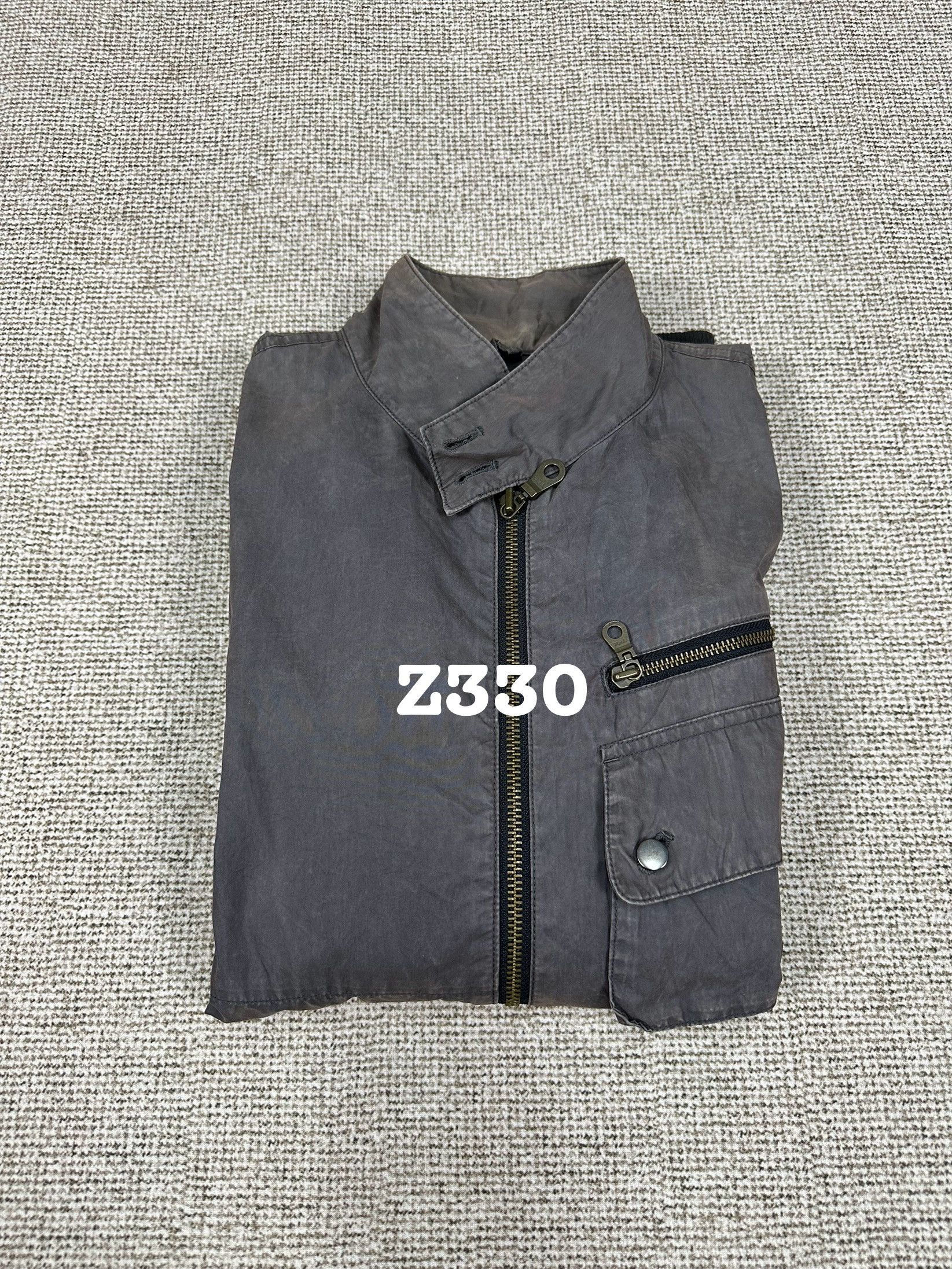 Beams Plus Beams Grey Wax Cargo Bomber Jacket Z330 Size US L / EU 52-54 / 3 - 11 Thumbnail