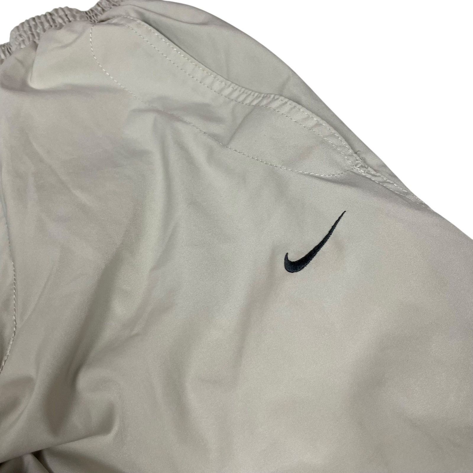 Nike × Vintage Vintage Nike Men's Beige Swoosh Straight Leg Track Pants XS Size US 30 / EU 46 - 2 Thumbnail