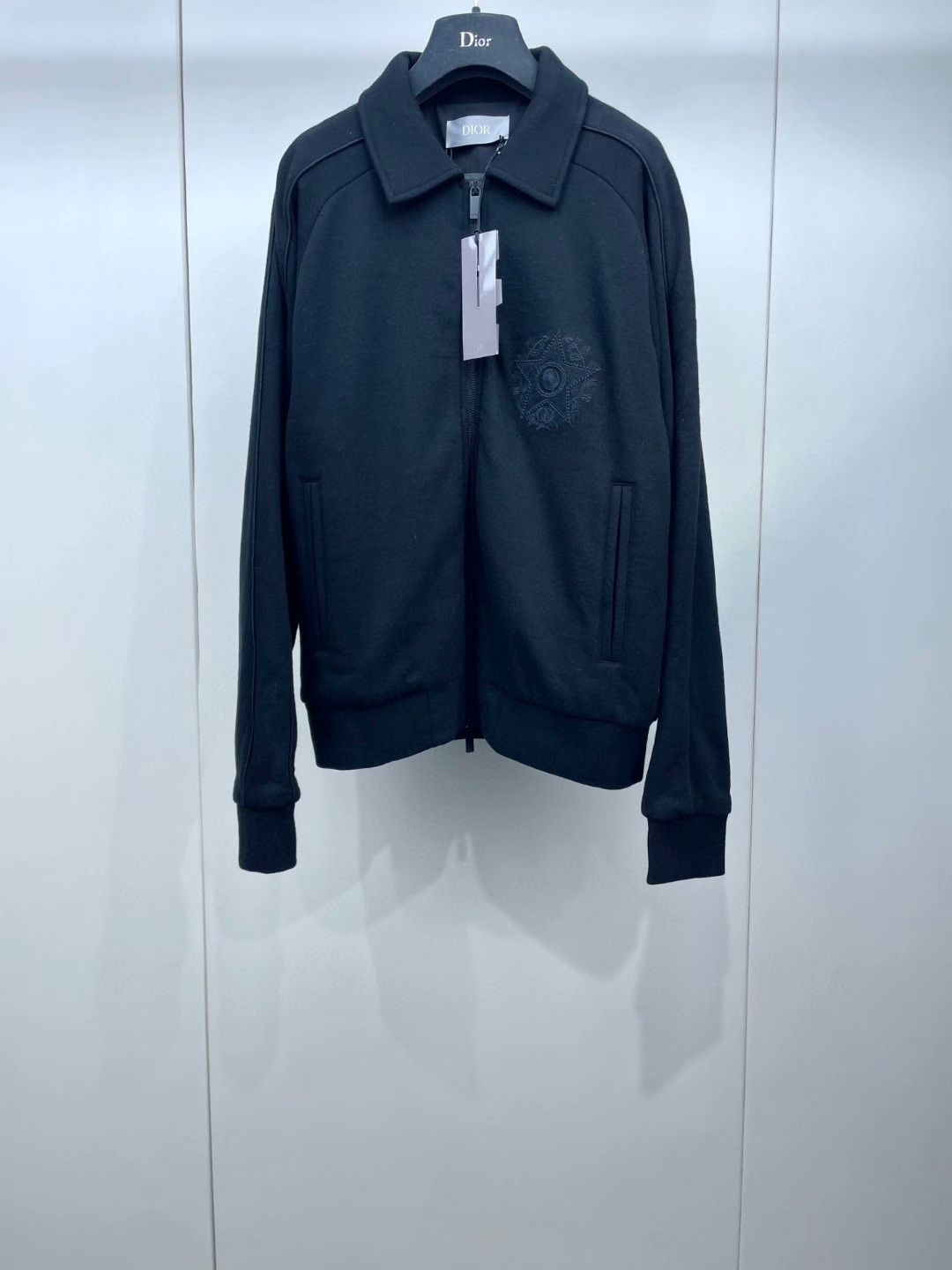 Dior Dior Black Embroidered Lucky Star Jacket Size US M / EU 48-50 / 2 - 1 Thumbnail