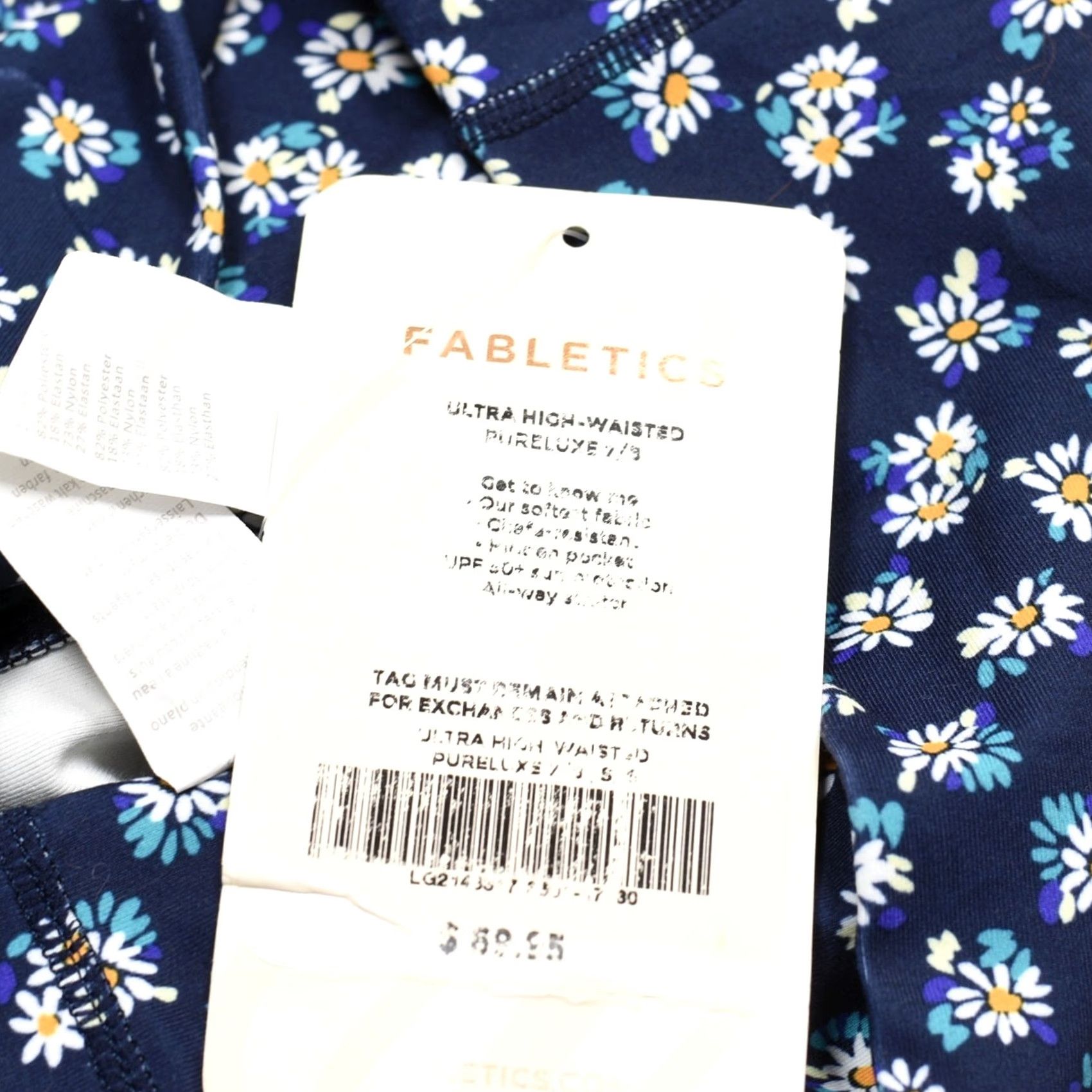 Fabletics Fabletics Skinny Legging Pants Blue S Polyester Ultra High Wasted Pull On Regular Women Size 28" / US 6 / IT 42 - 7 Thumbnail