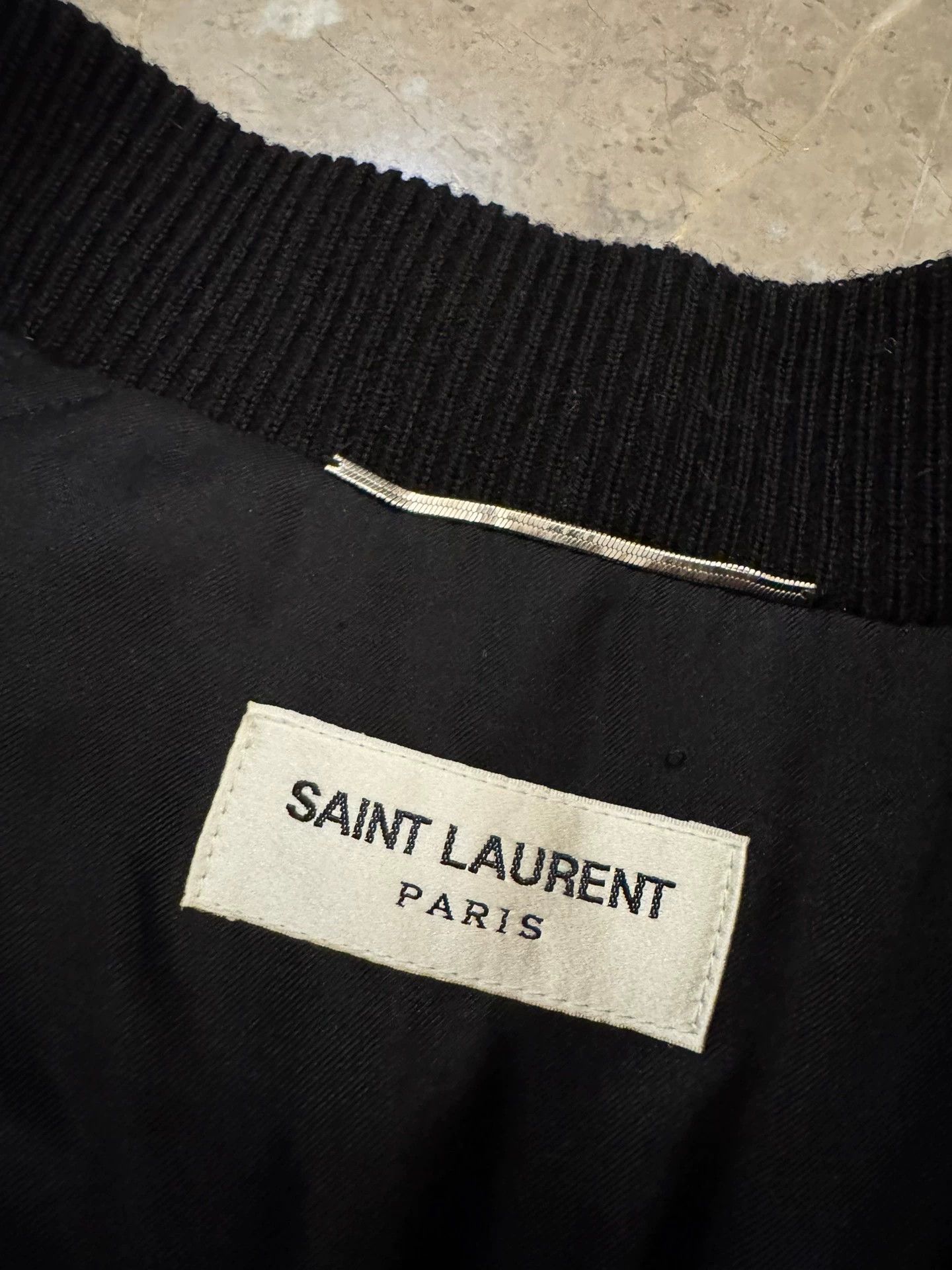 Saint Laurent Paris SLP Black Silk-Cotton Embroidered Coat 44-46 New Size US S / EU 44-46 / 1 - 8 Thumbnail