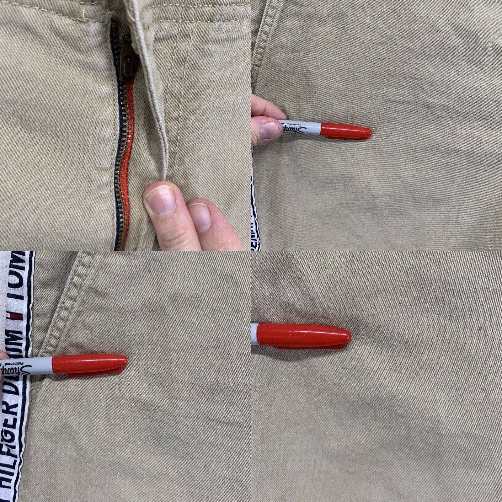 Tommy Hilfiger Tommy Hilfiger Cargo Shorts Men 36 Beige High Rise Baggy Casual Retro Y2K Size US 36 / EU 52 - 8 Thumbnail