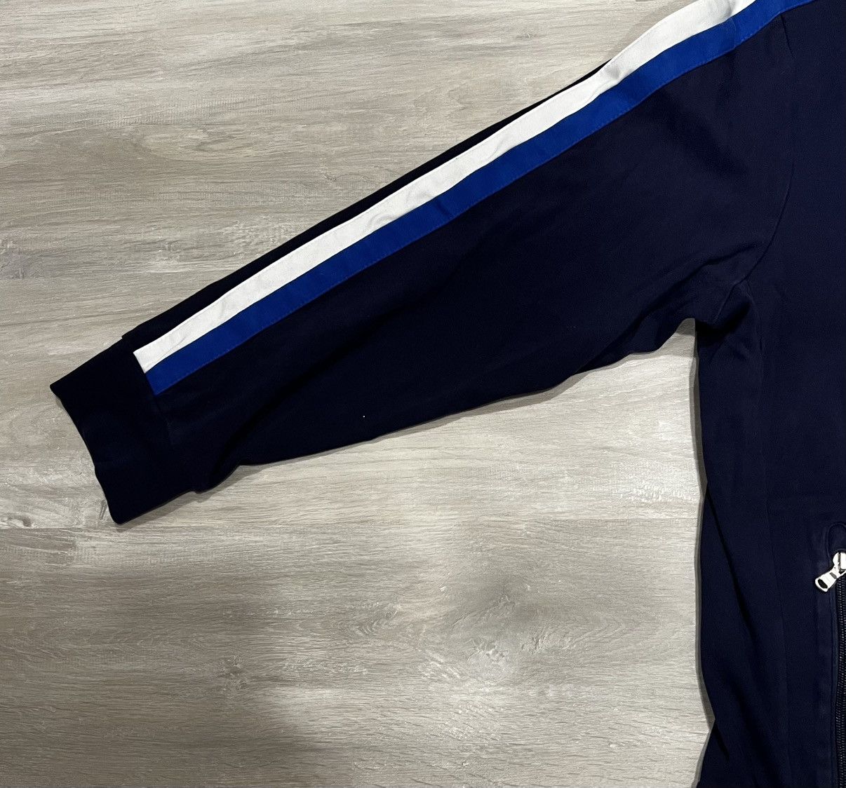 Polo Ralph Lauren × Vintage Vintage Polo Ralph Lauren Navy Blue Zip Up Jacket Size US XXL / EU 58 / 5 - 7 Thumbnail
