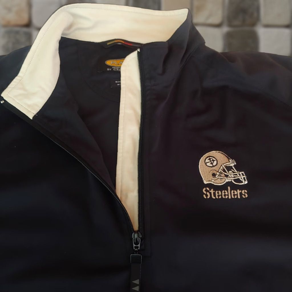 Vintage Pittsburgh Steelers Greg Norman Play Dry Shirt Polo Short Sleeve Medium Black NFL Football Size US M / EU 48-50 / 2 - 1 Thumbnail