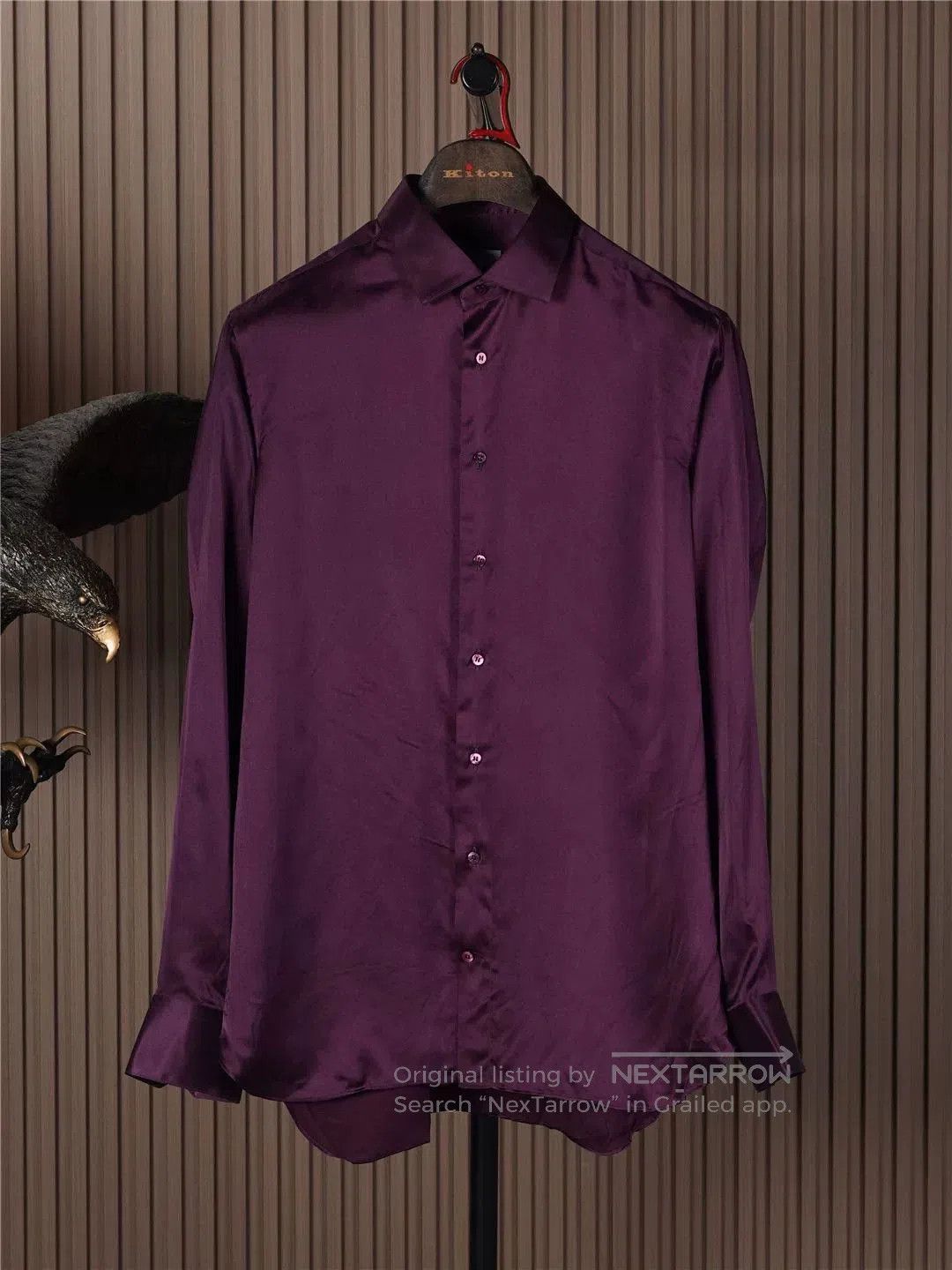 Zilli ZILLI Silk Shirt with Mother. Size US M / EU 48-50 / 2 - 1 Thumbnail