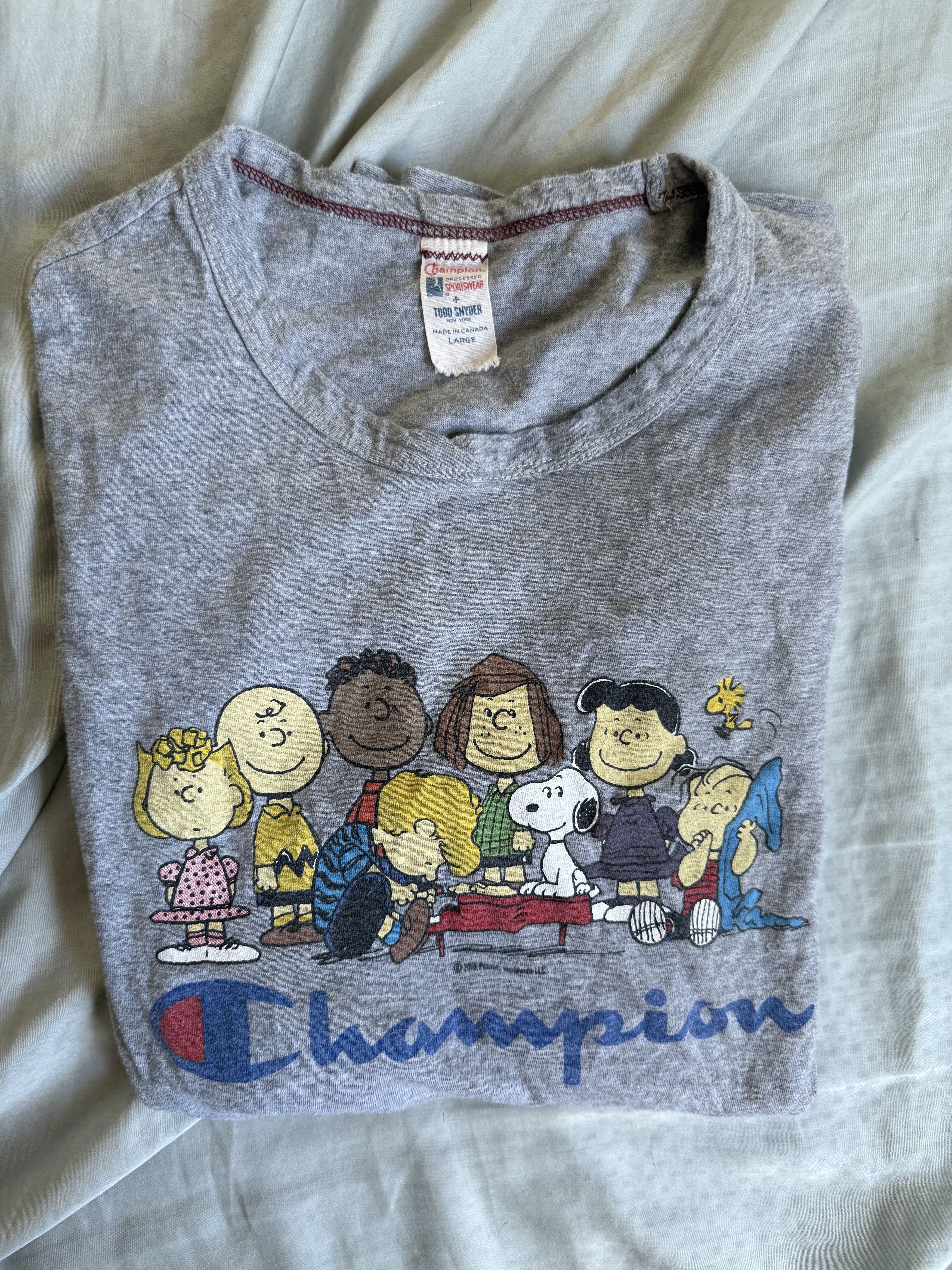 Peanuts × Todd Snyder Champion Todd Snyder Peanuts Snoopy Tee Shirt Large Size US L / EU 52-54 / 3 - 1 Thumbnail
