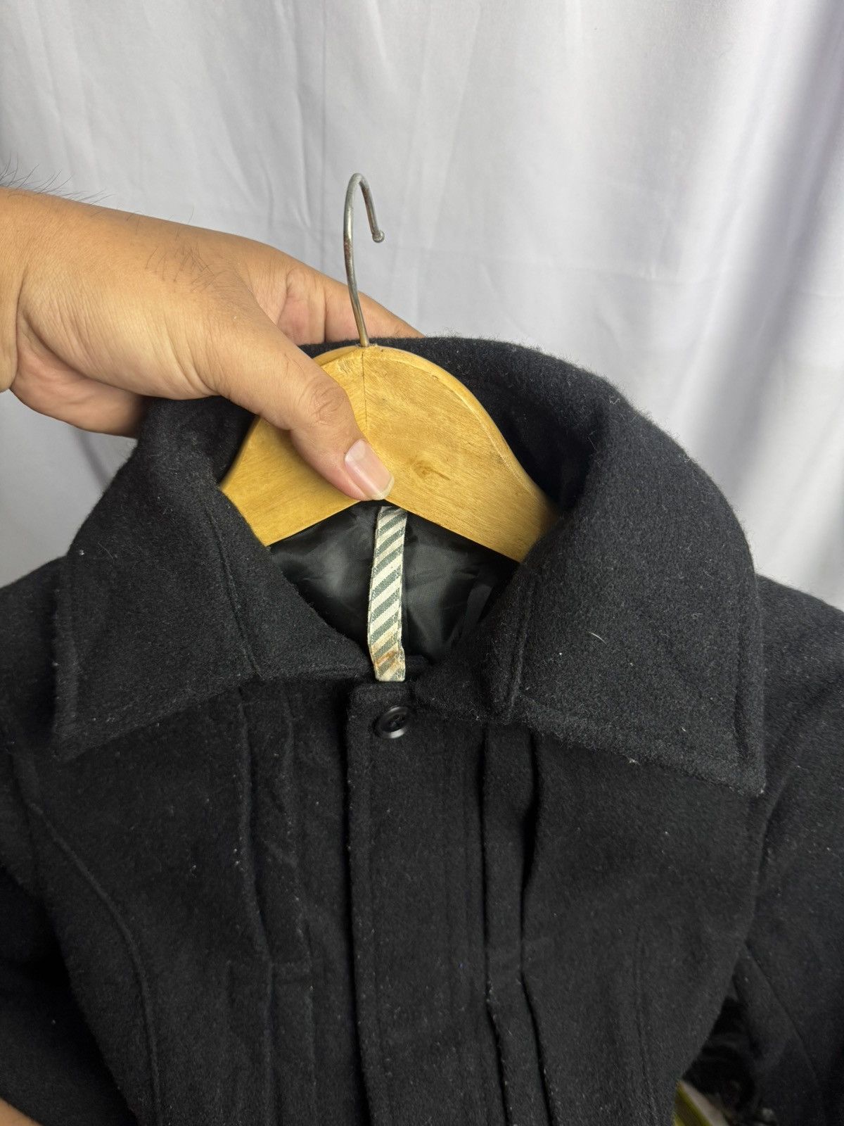 ADAM ET ROPE × Japanese Brand × Yohji Yamamoto Japanese Wool Outer Jacket Size US S / EU 44-46 / 1 - 6 Thumbnail