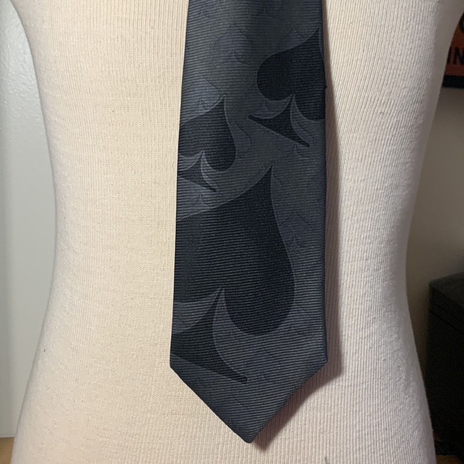 Vintage Ace of spades poker betting gambler necktie Size ONE SIZE - 6 Thumbnail