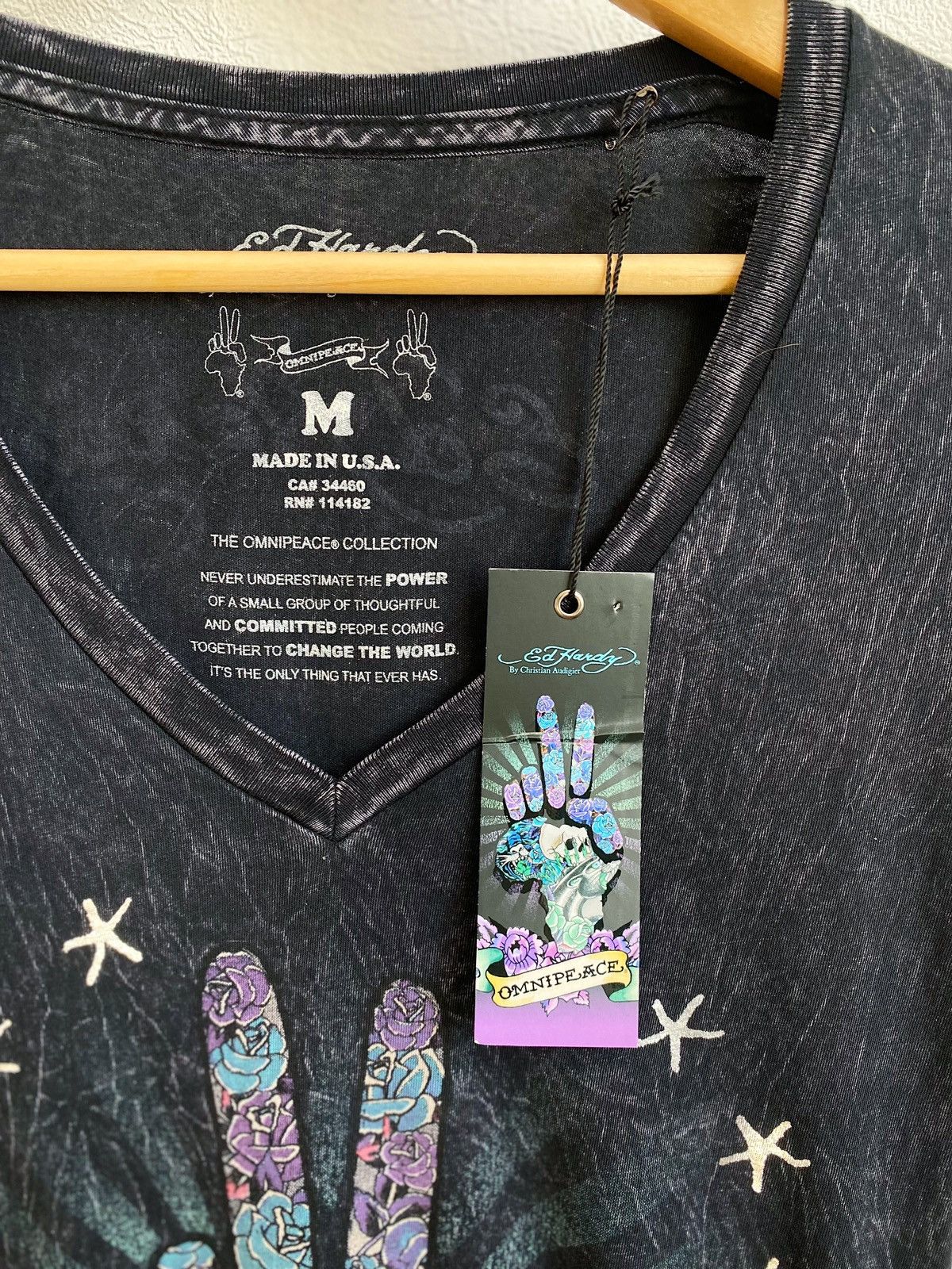 Ed Hardy Ed Hardy Omnipeace T-shirt Size M / US 6-8 / IT 42-44 - 3 Thumbnail