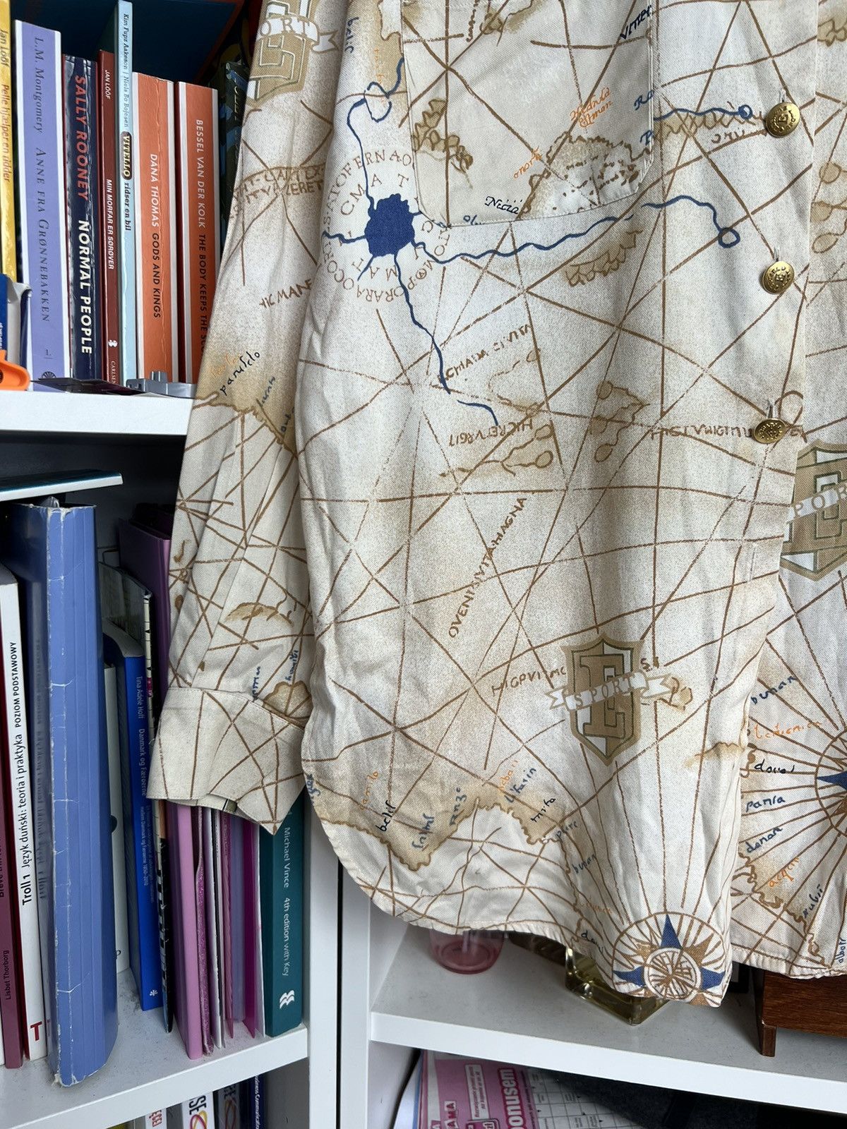 Escada × Escada Sport × Vintage Vintage y2k Escada Sport all over print shirt L designer 90s Size US L / EU 52-54 / 3 - 6 Thumbnail
