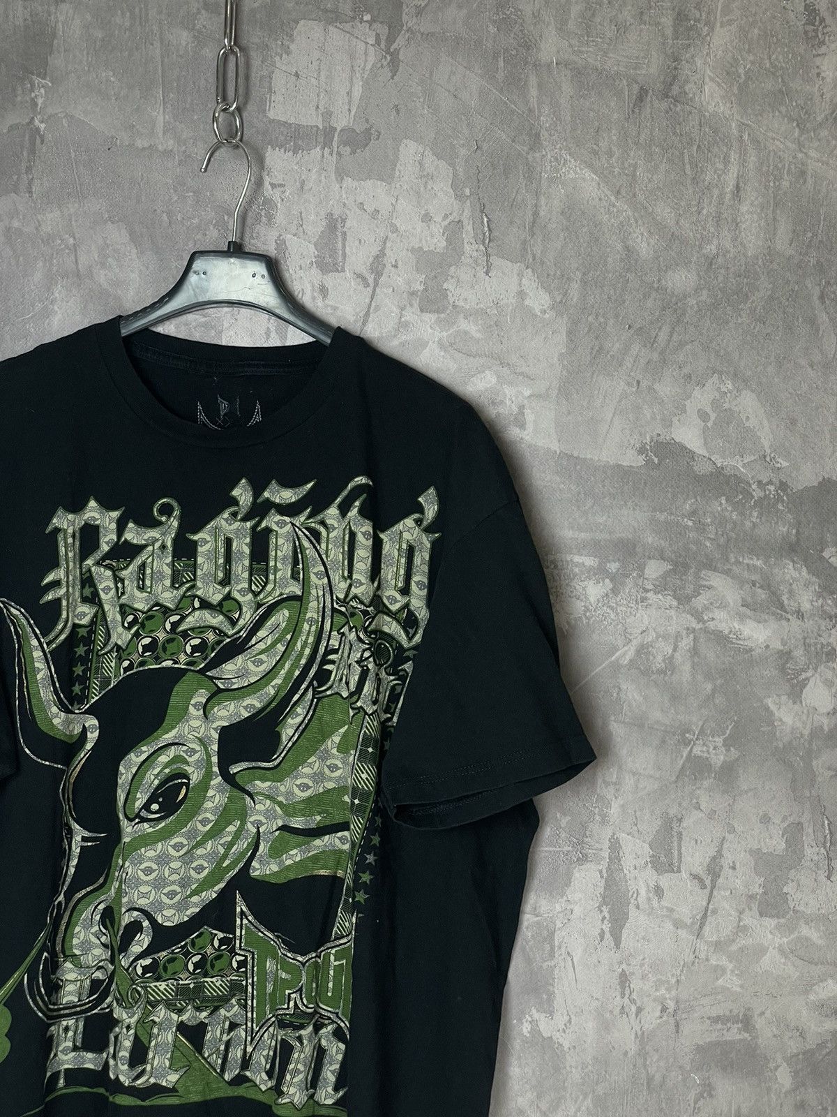 Affliction × Tapout × Vintage Crazy vintage y2k TAPOUT MPS skulls grunge skater t-shirt Size US XL / EU 56 / 4 - 4 Thumbnail