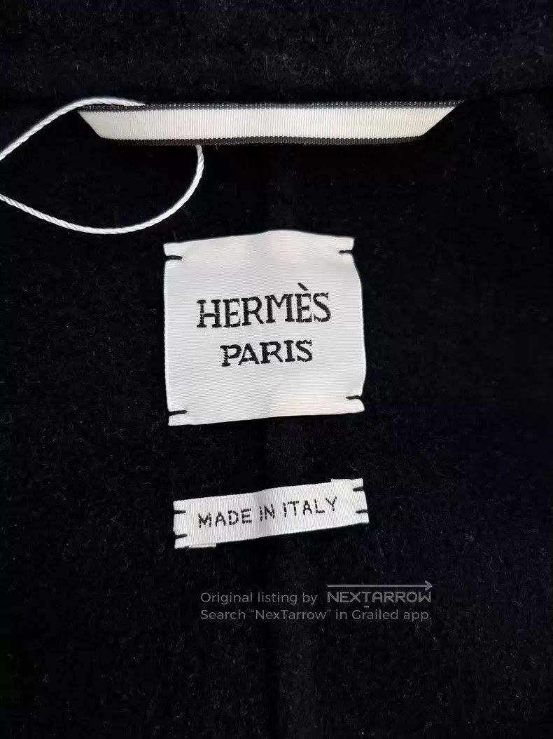 Hermes Hermes Black Zipper Cashmere Jacket Size XS / US 0-2 / IT 36-38 - 4 Thumbnail