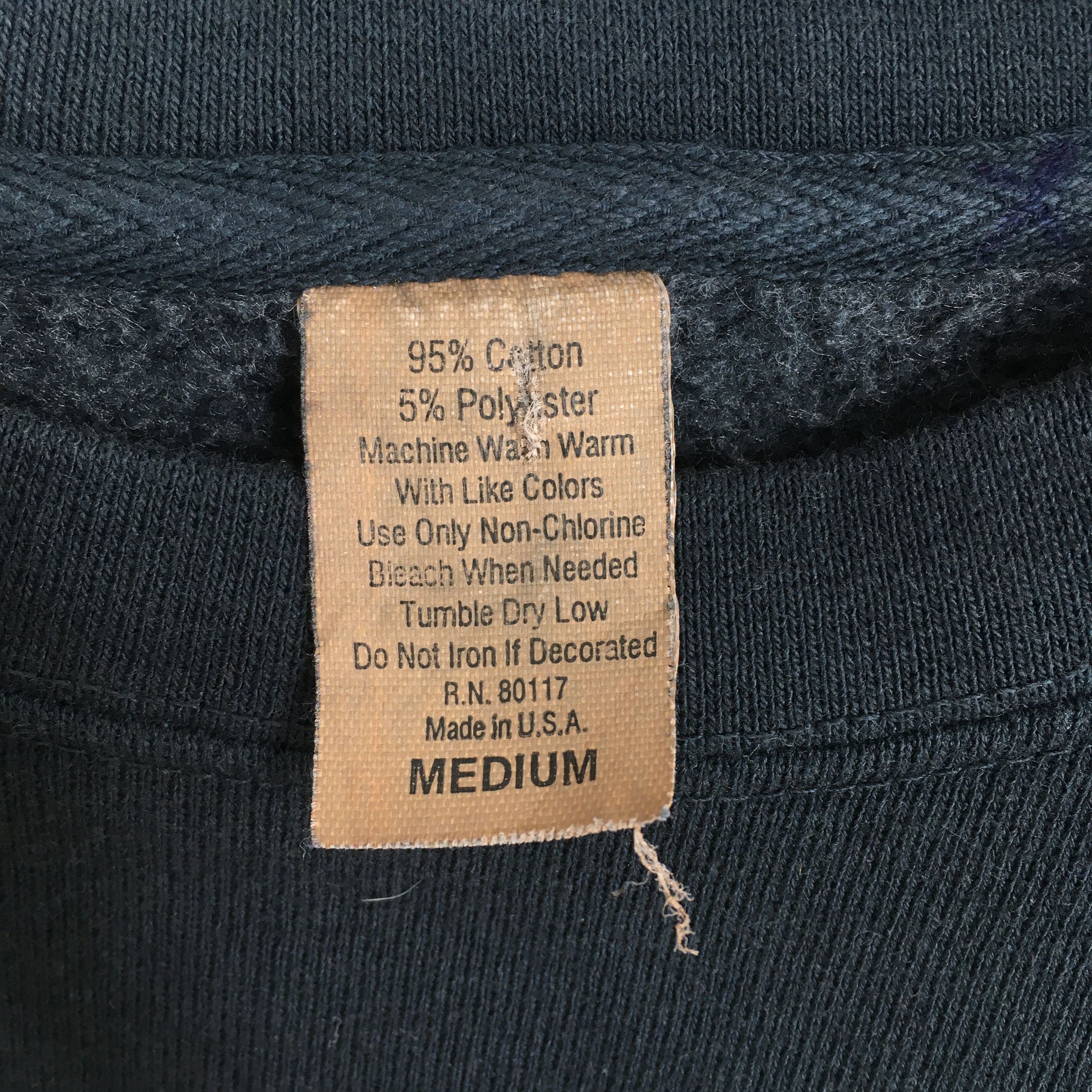 Fruition Vintage 90s Las Vegas Nevada Black Sweatshirt Medium Size US M / EU 48-50 / 2 - 5 Thumbnail