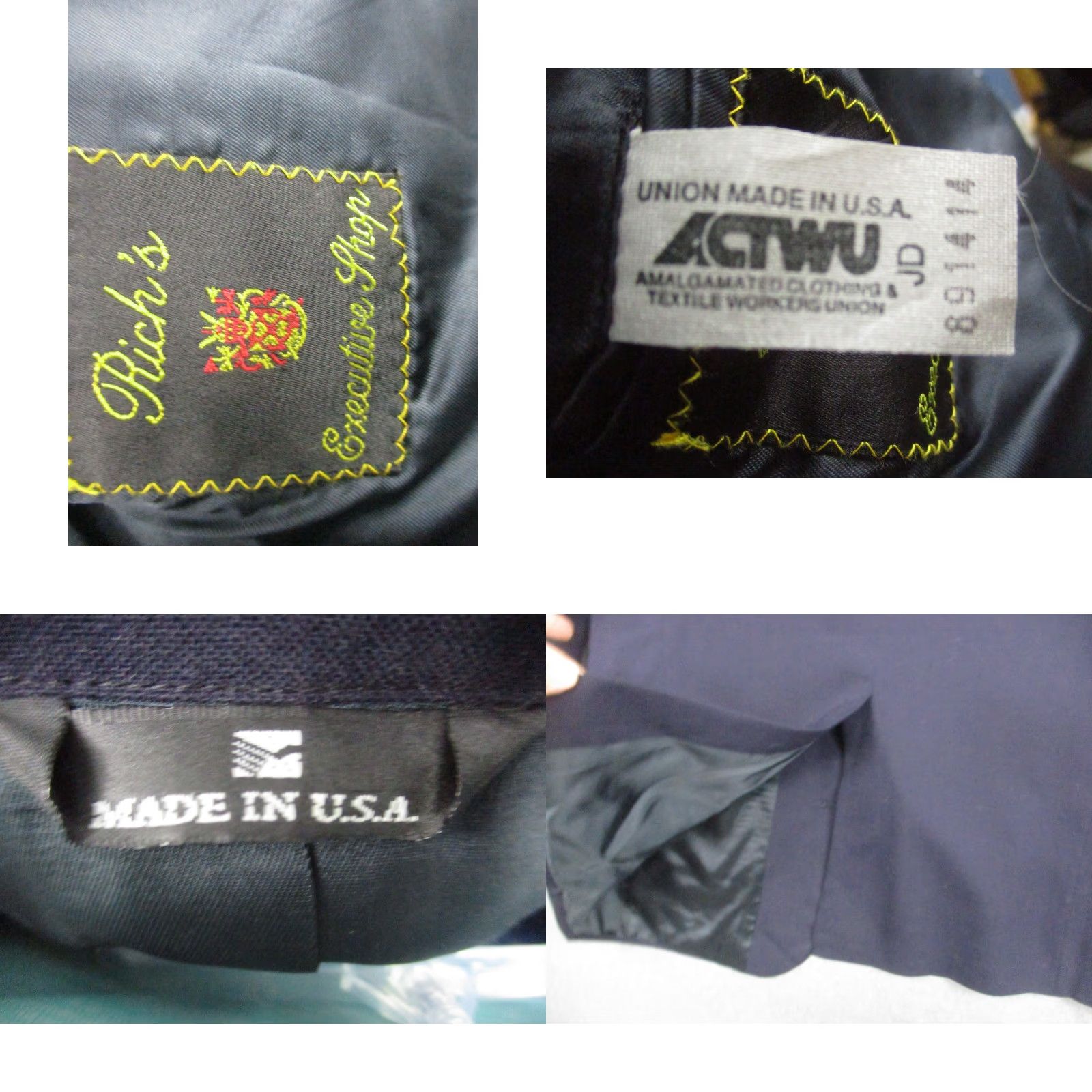 Ralph Lauren VINTAGE Ralph Lauren Polo University Club Blazer Mens 44 Navy Blue Wool Gold Buttons USA Size US XXL / EU 58 / 5 - 9 Thumbnail