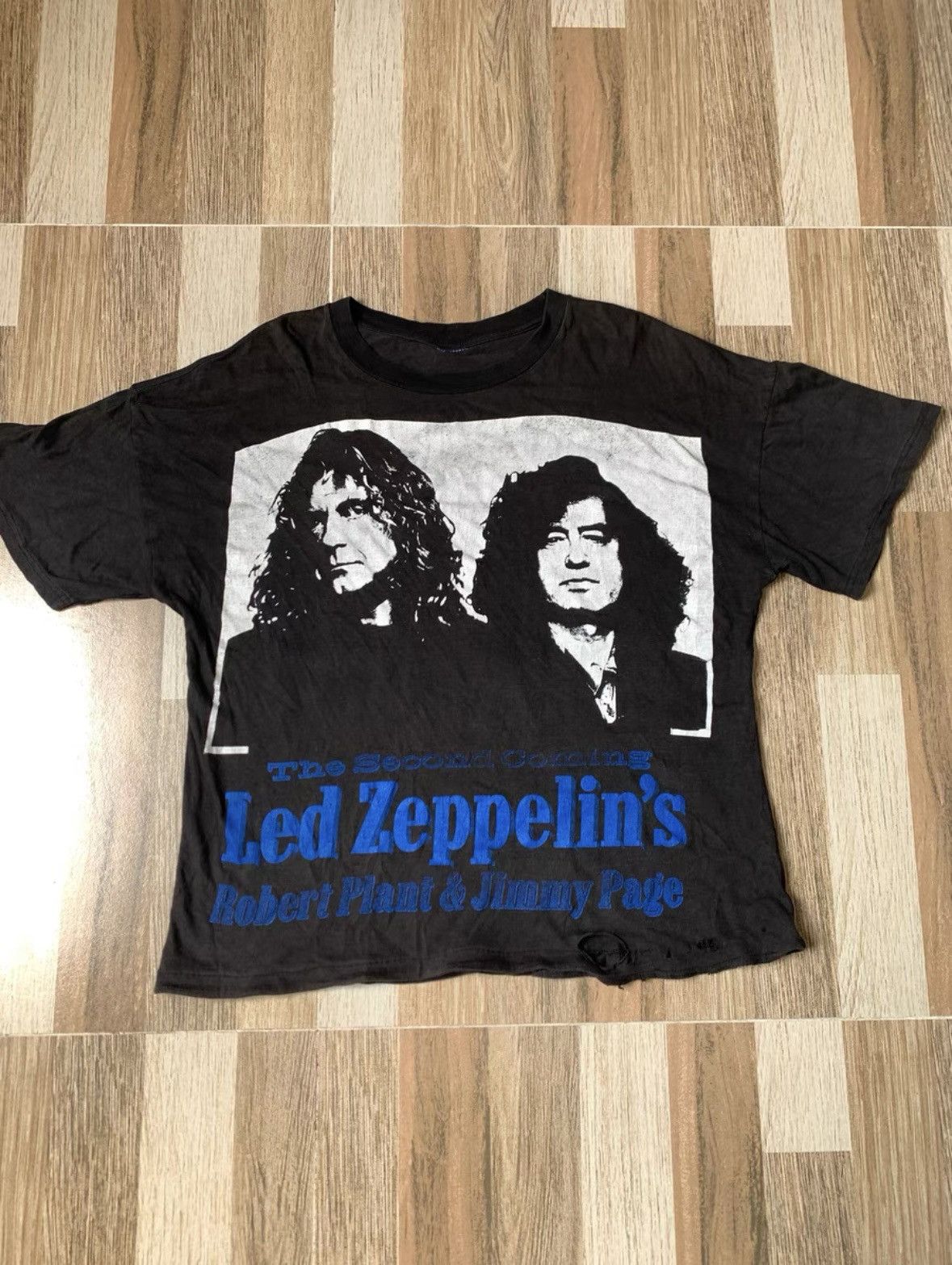 Vintage Vintage tee led zeppelin 90s Size US L / EU 52-54 / 3 - 1 Thumbnail