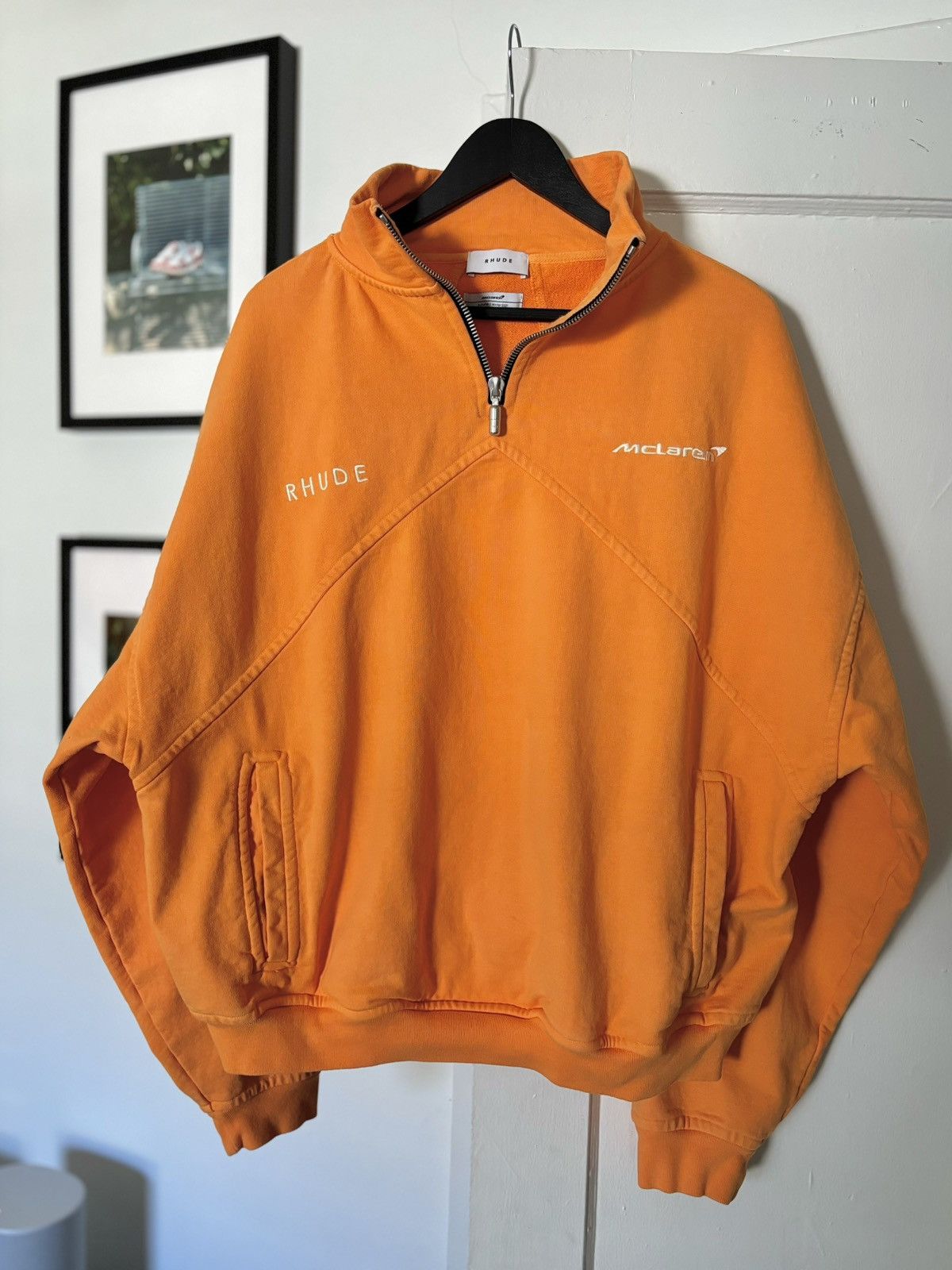 rhude-rhude-racing-mclaren-f1-quarter-zip-grailed