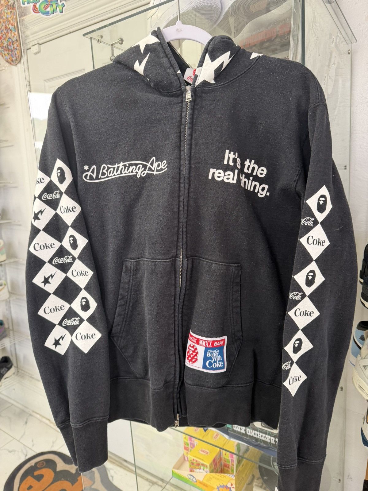 Bape Bape X Coca-Cola Full Zip Hoodie Size US M / EU 48-50 / 2 - 1 Thumbnail