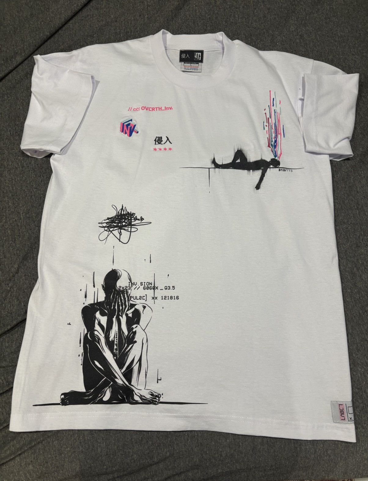 Designer × Vintage Inv.Sion Chicago Tee Size US L / EU 52-54 / 3 - 1 Thumbnail