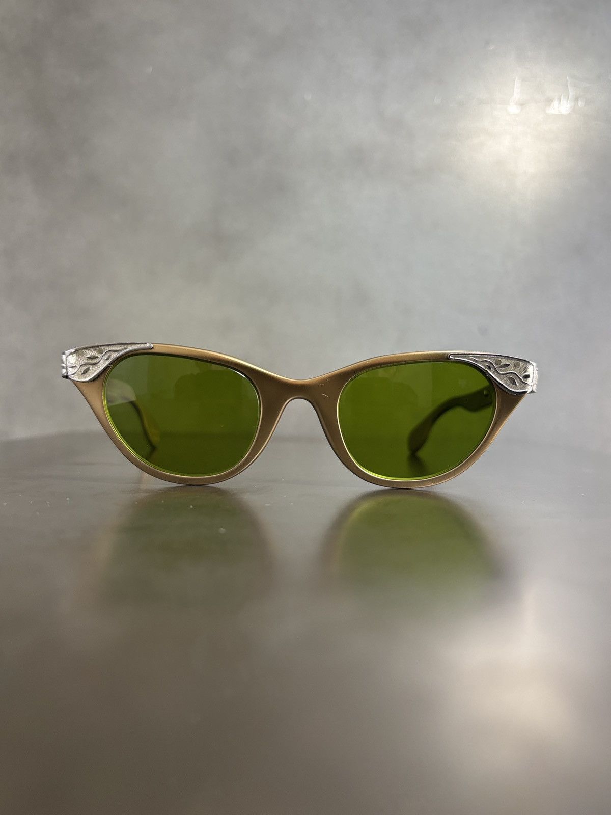 American Optical × Other × Vintage 1960s Tura Sunglasses 1950s Vintage Bronze Metal Turanette Size ONE SIZE - 21 Thumbnail