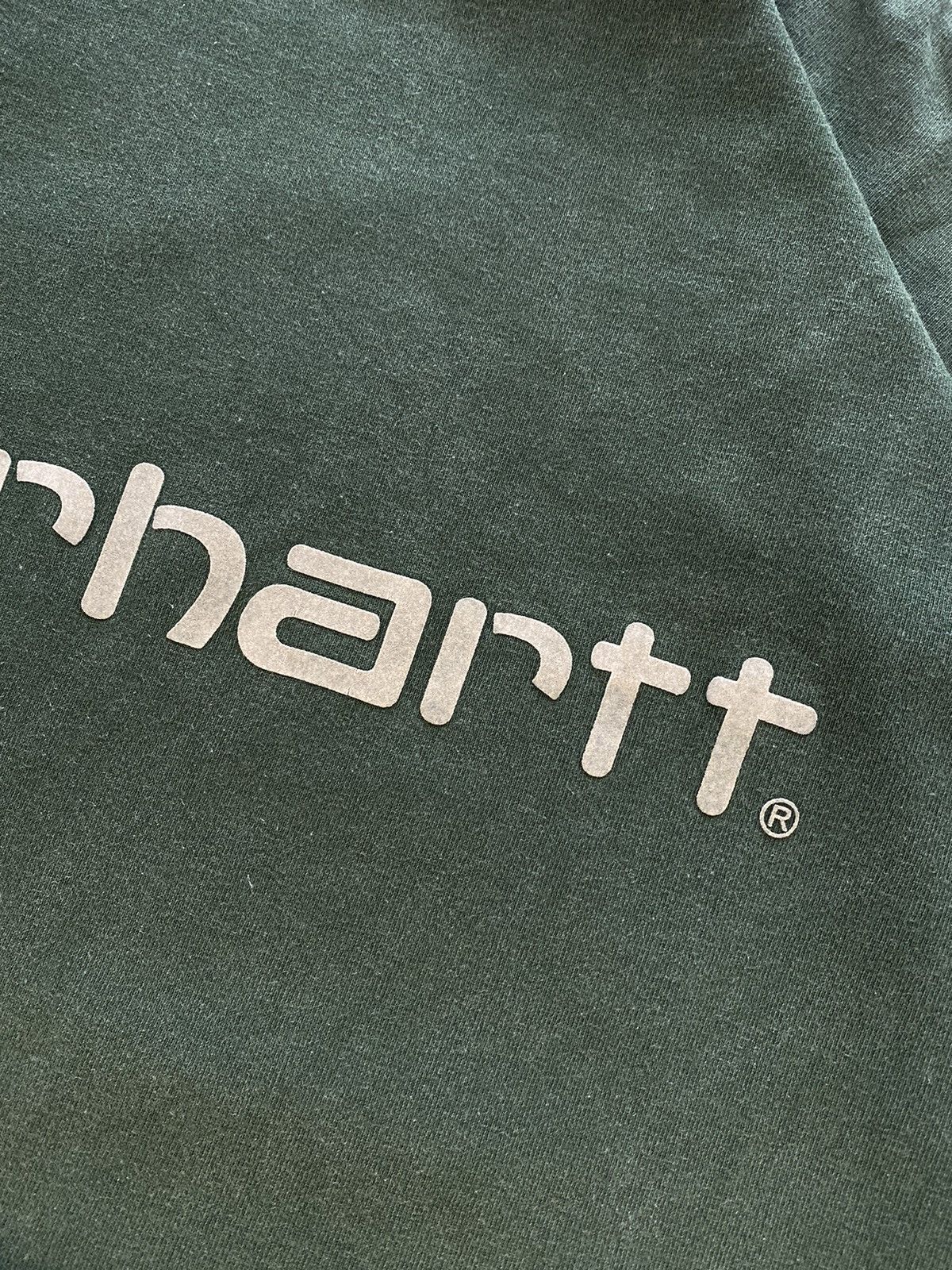 Carhartt × Vintage Vintage Y2K Carhartt Big Centre Logo Shirt 90s Khaki Size S Size US S / EU 44-46 / 1 - 5 Thumbnail