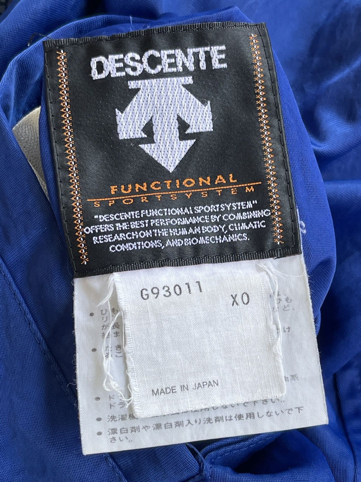 Vintage 90s Descente Chunichi Dragon Nylon Bomber Jacket Size US XL / EU 56 / 4 - 9 Thumbnail