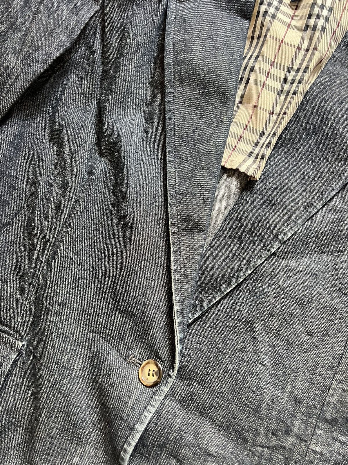 Burberry × Vintage Burberry vintage blazer plaid women avant garde 90s Size M / US 6-8 / IT 42-44 - 4 Thumbnail