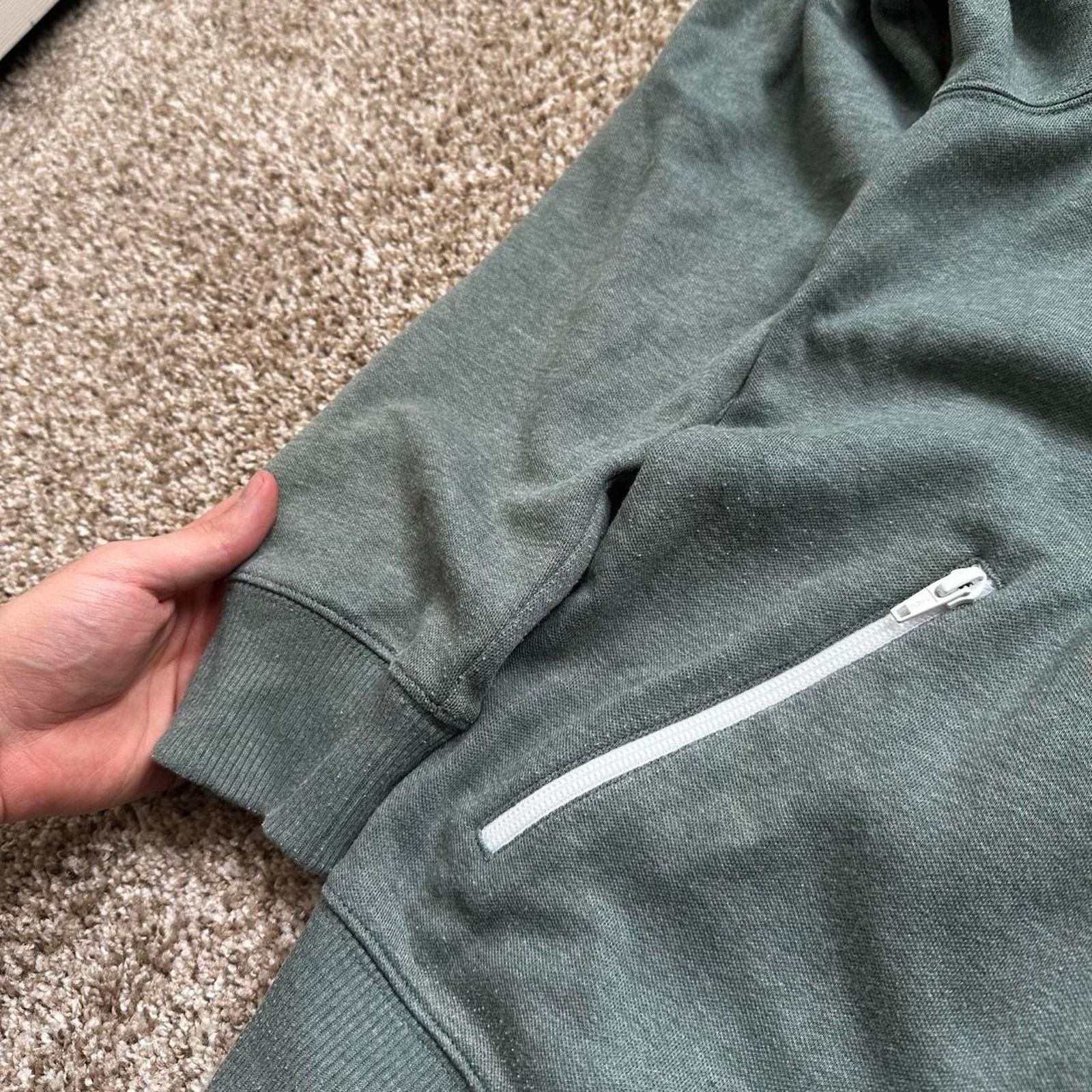 Carhartt Wip Carhartt WIP Green Sporty Track Gym Jacket Zip Sweatshirt Size US M / EU 48-50 / 2 - 5 Thumbnail