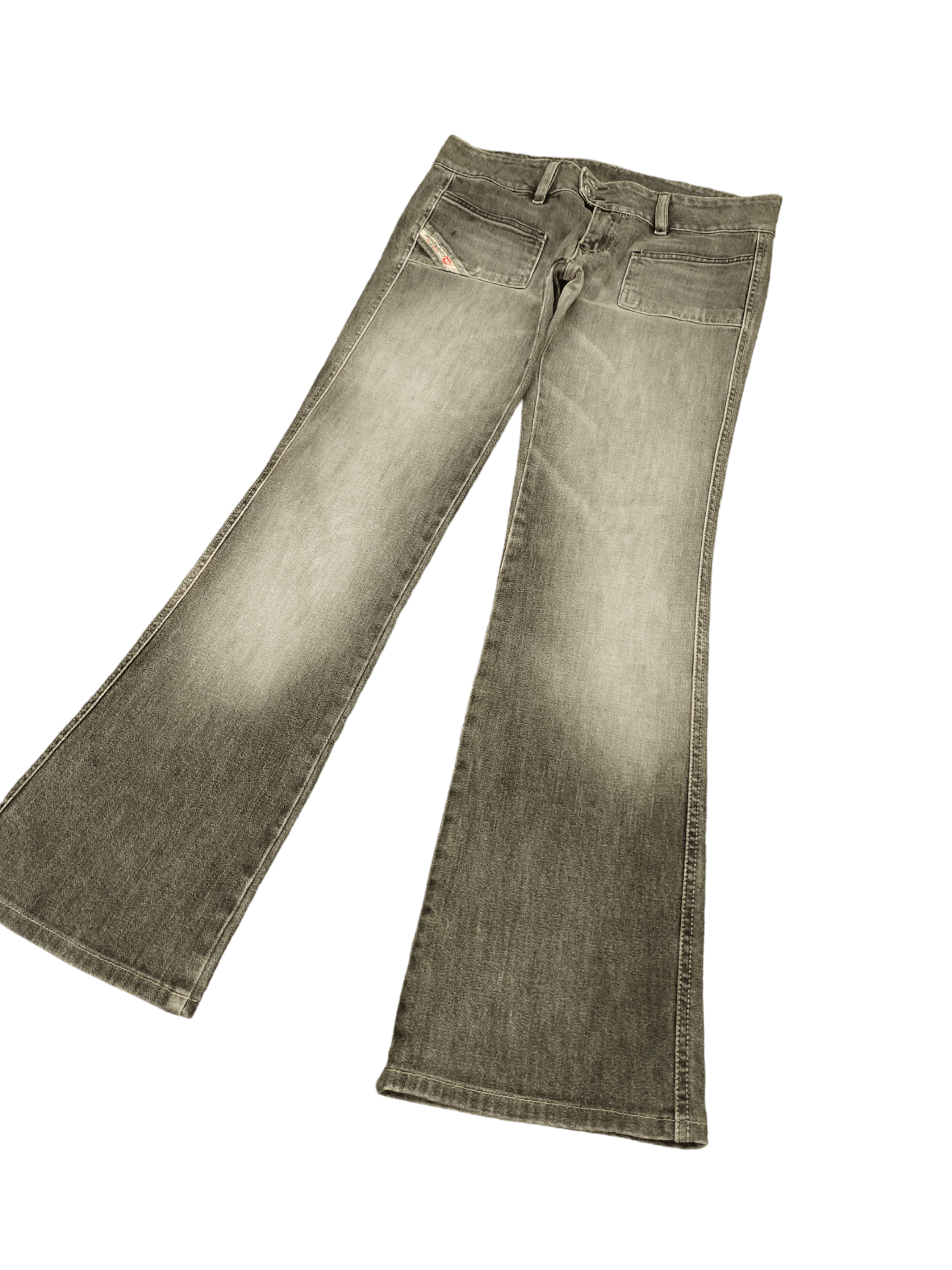 Designer × Diesel × Streetwear y2K diesel zathan bootcut low 