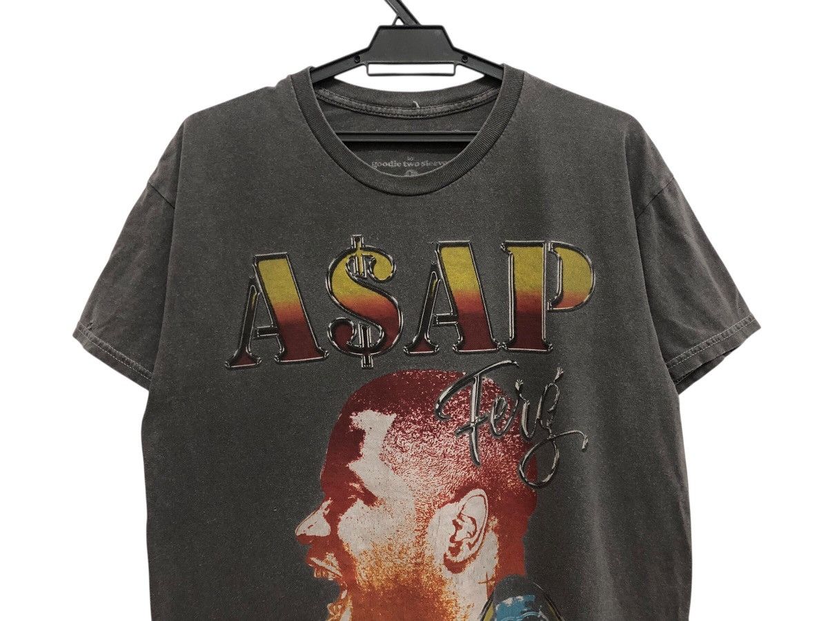 A$AP Rocky × Rap Tees ASAP FERG FLOOR SEATS SONY MUSIC ENTERTAINMENT PROMO RAP TEE Size US L / EU 52-54 / 3 - 3 Thumbnail