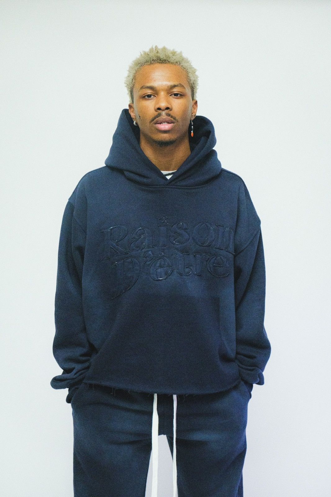 image of Luxury Reason For Being Pullover Hoodie in Black, Men's (Size Large)