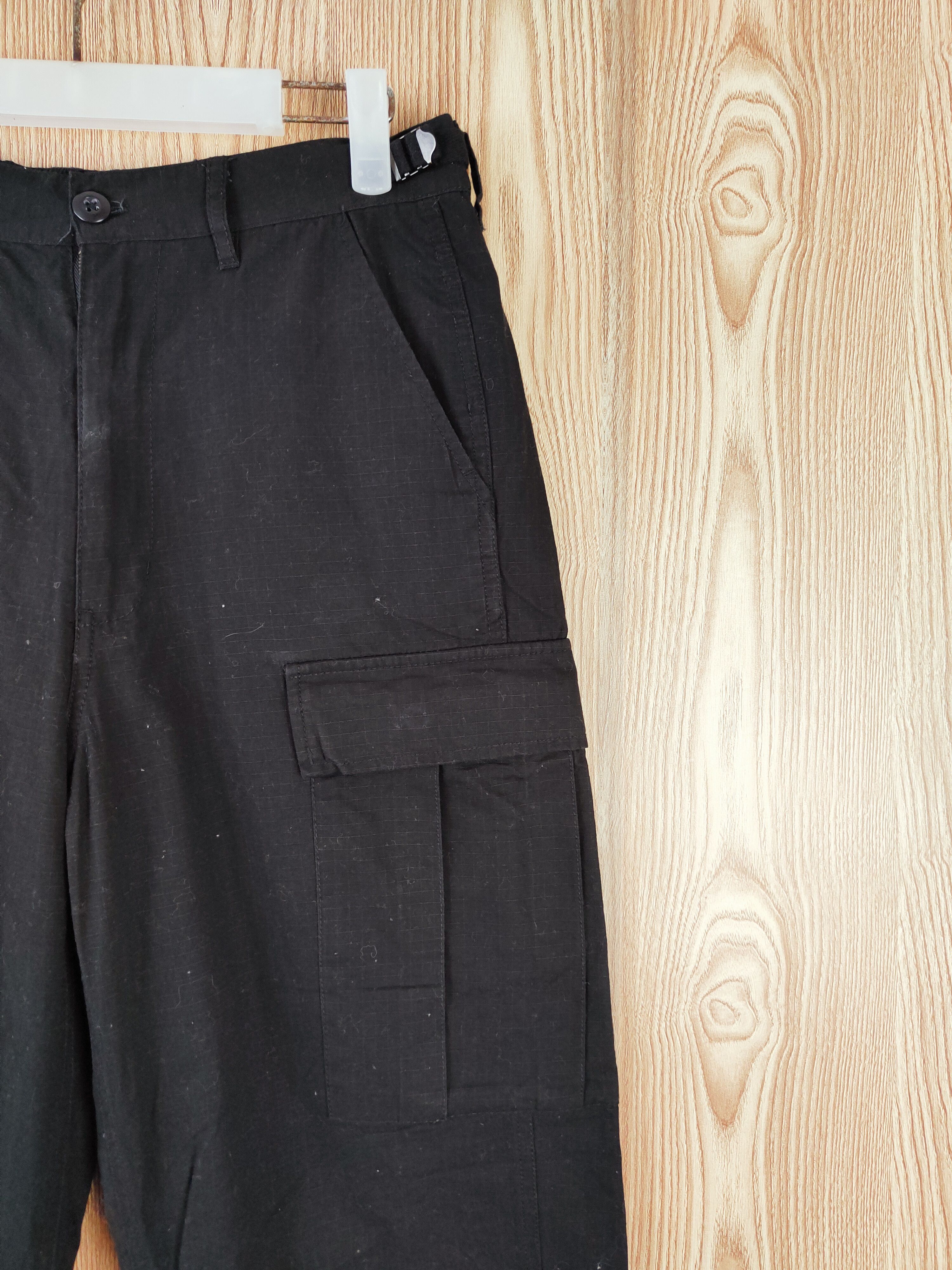 Japanese Brand ROXD Black Multipocket Tactical Cargo Pants #W243 Size US 30 / EU 46 - 5 Thumbnail