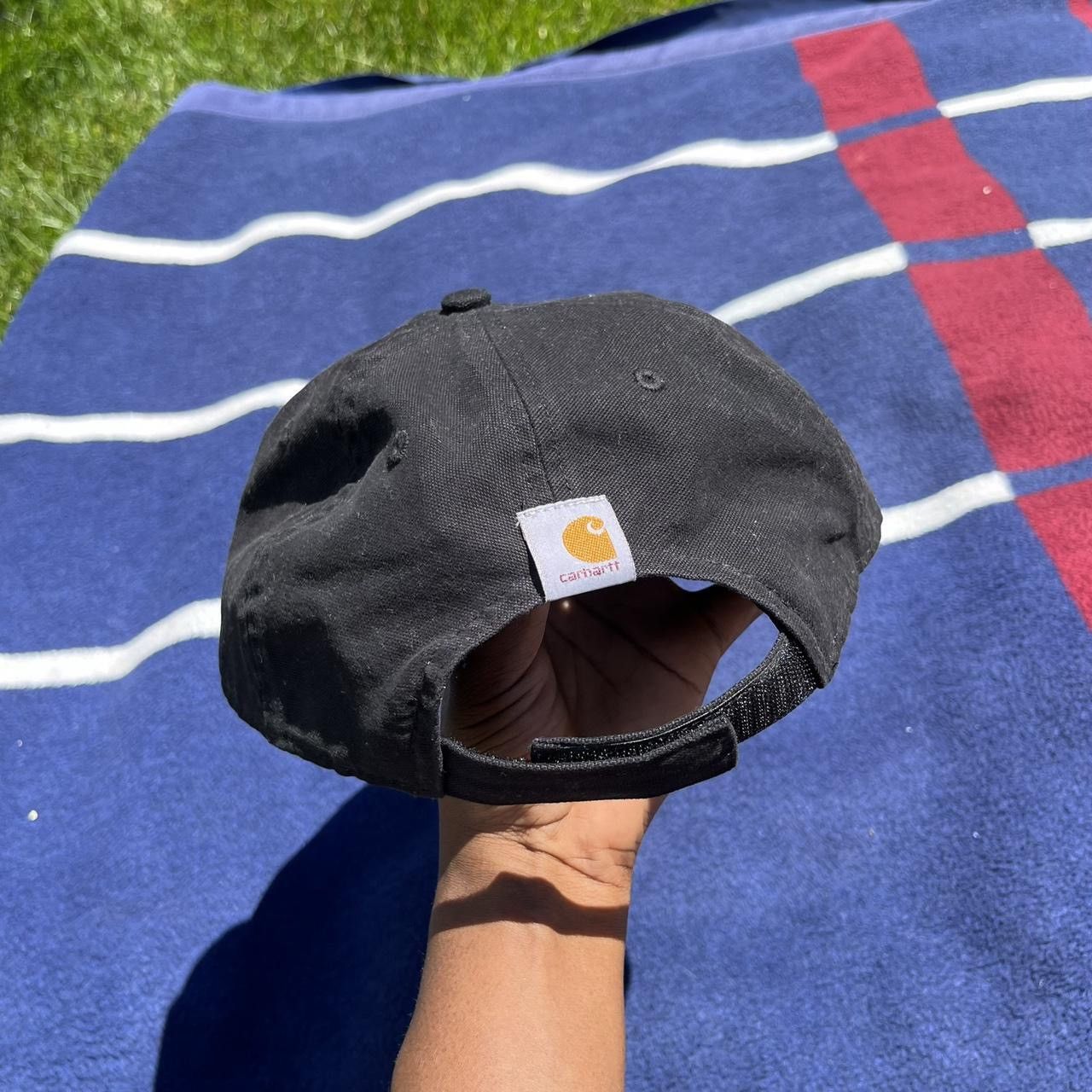 Carhartt Carhartt Hat Cap Black Logo Embroidered Baseball Casual Size ONE SIZE - 3 Thumbnail