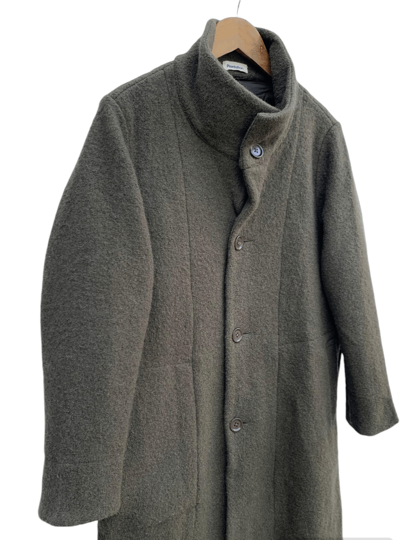 Issey Miyake 🇯🇵 Plantation X Issey Miyaki Trench Coat Wool Jacket Size US M / EU 48-50 / 2 - 11 Thumbnail