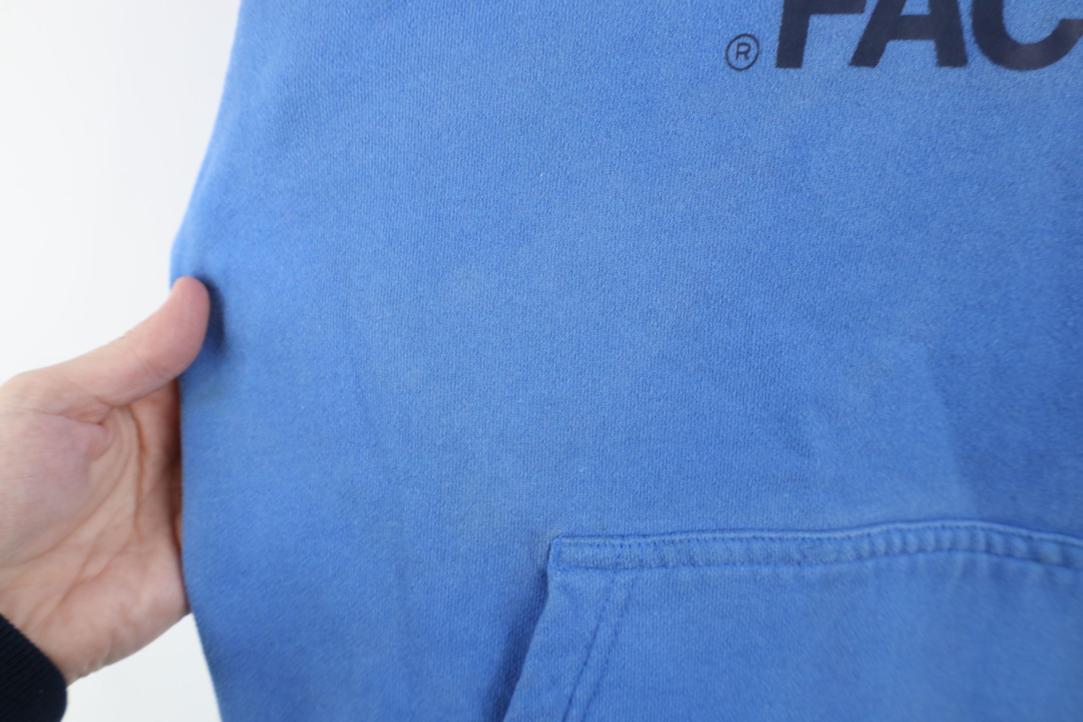 The North Face Vintage Y2K The North Face Spell Out Big Logo Hoodie Blue Size US S / EU 44-46 / 1 - 7 Thumbnail