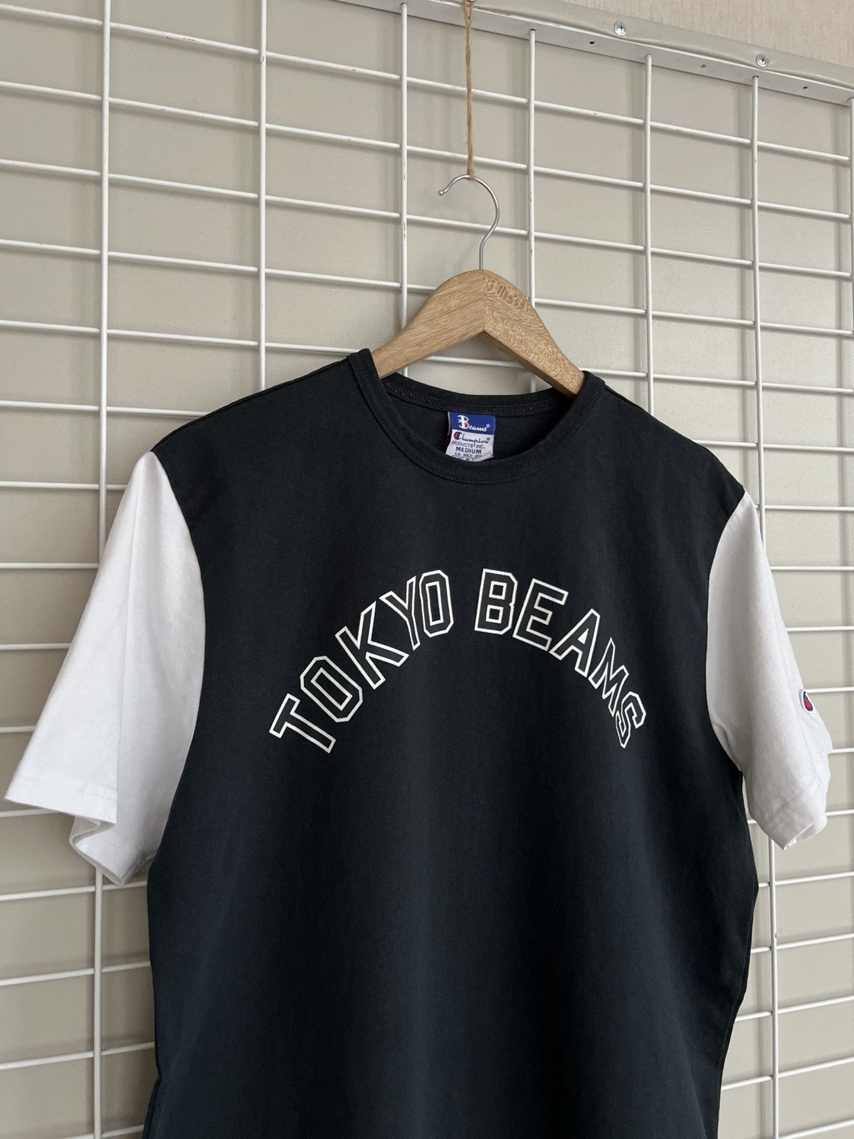 Beams Japan × Champion Beams x Champion T-Shirt Mens Size M Tokyo Beams Crew Neck Size US M / EU 48-50 / 2 - 3 Thumbnail