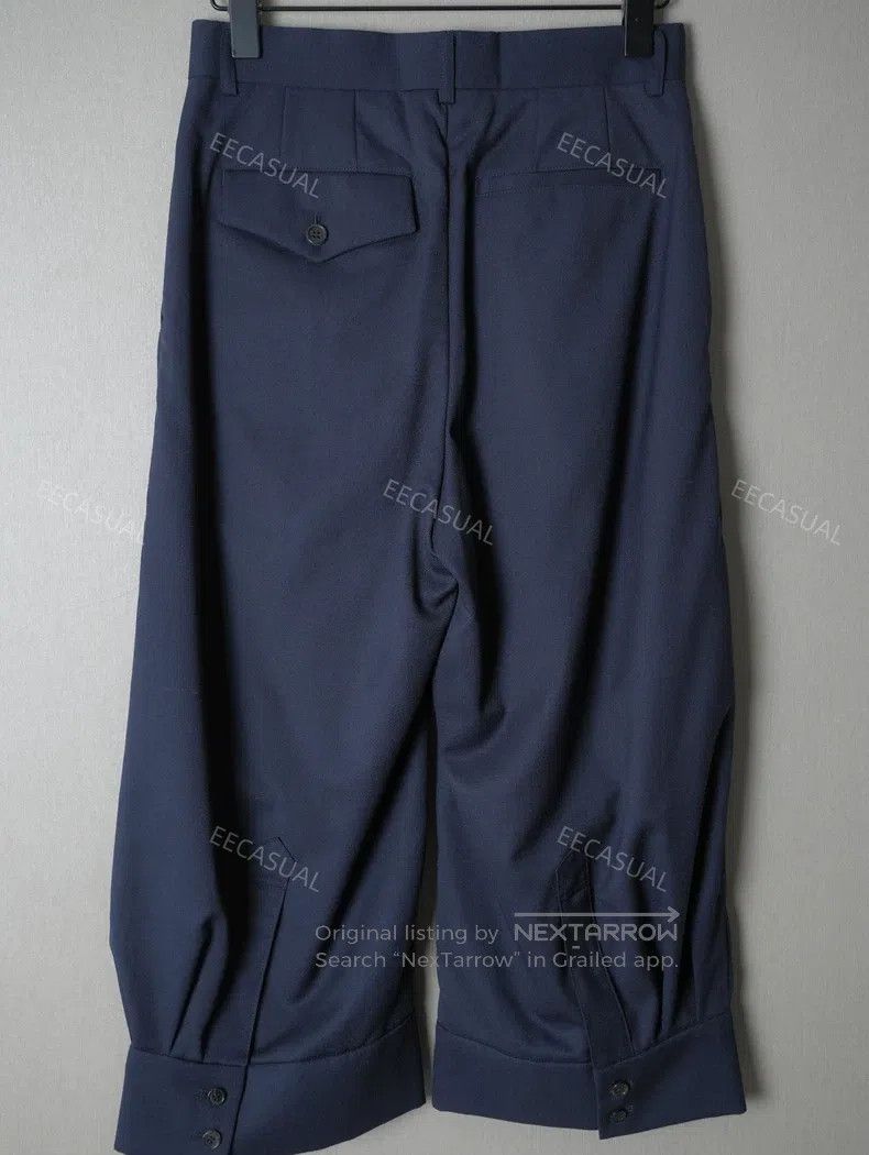 Comme des Garcons Comme Des Garcons size S Black blue elastic wool lantern p Size 23" - 2 Thumbnail
