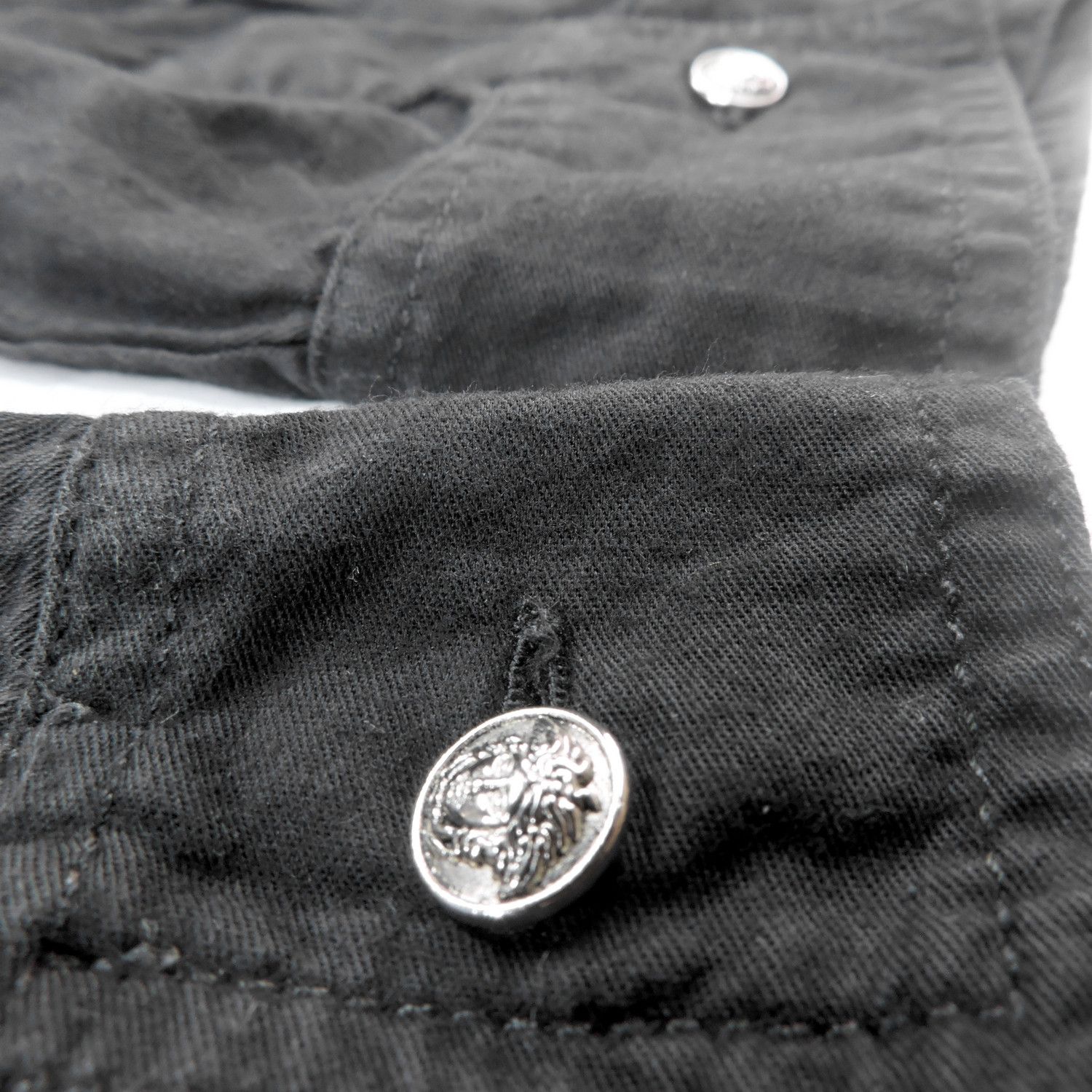 Versace VERSACE JEANS COUTURE BLACK LONG SLEEVE SHIRT Size US M / EU 48-50 / 2 - 14 Thumbnail