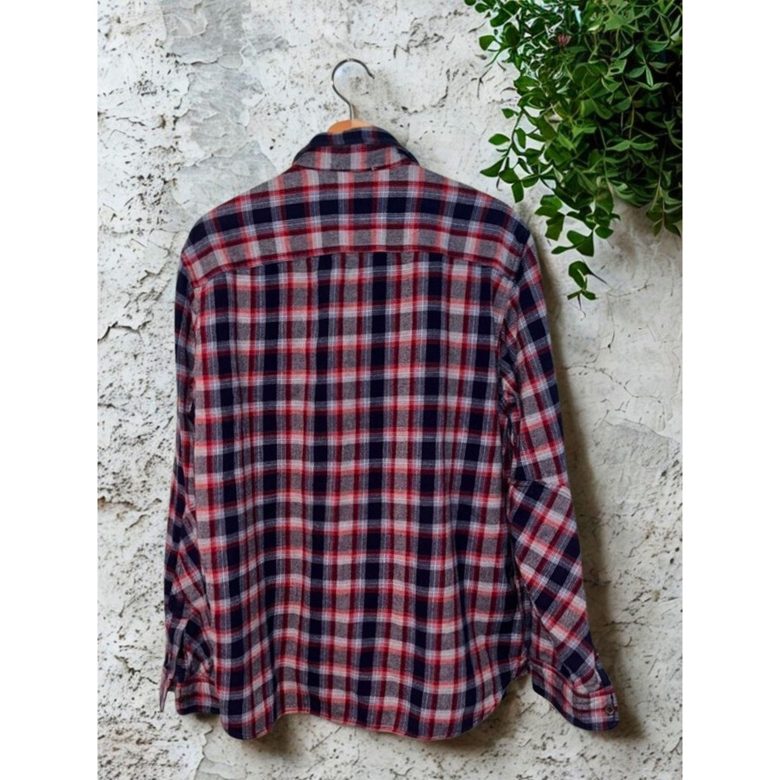 Gap Gap x Pendleton Flannel Shirt Men XL Red Navy Plaid Cotton Size US XL / EU 56 / 4 - 6 Thumbnail