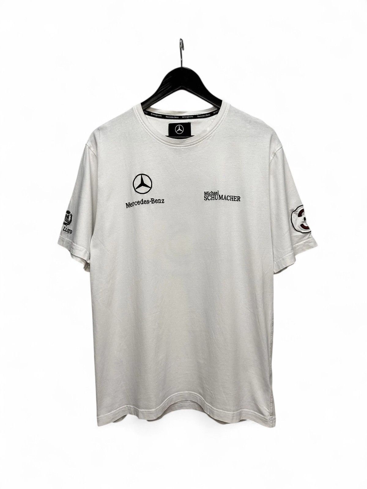 Mercedes-Benz Vintage Mercedes Benz Schumacher Men's Tacing Tee Streetwear Size US L / EU 52-54 / 3 - 1 Thumbnail