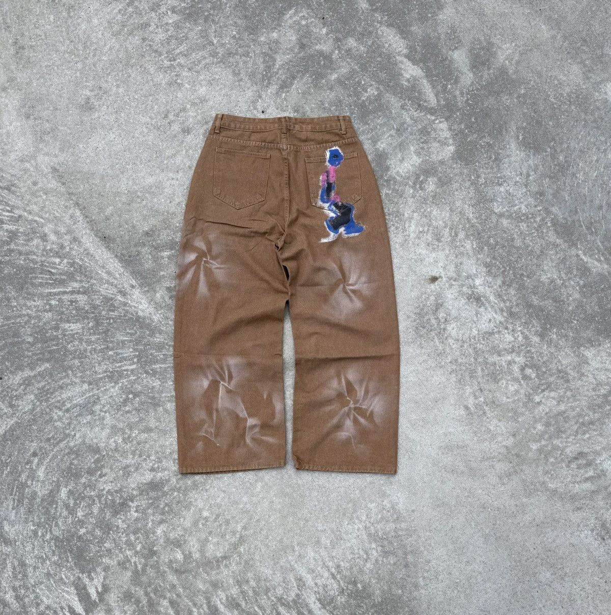 Other Vintage Y2K avantgarde streetwear buggy wide oversized jeans Size US 32 / EU 48 - 7 Thumbnail