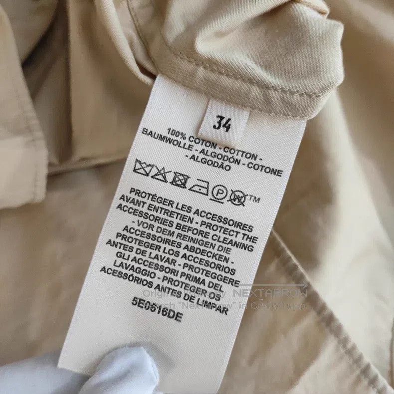 Hermes Hermes Classic Khaki Shirt Size XXS / US 00 / IT 34 - 3 Thumbnail