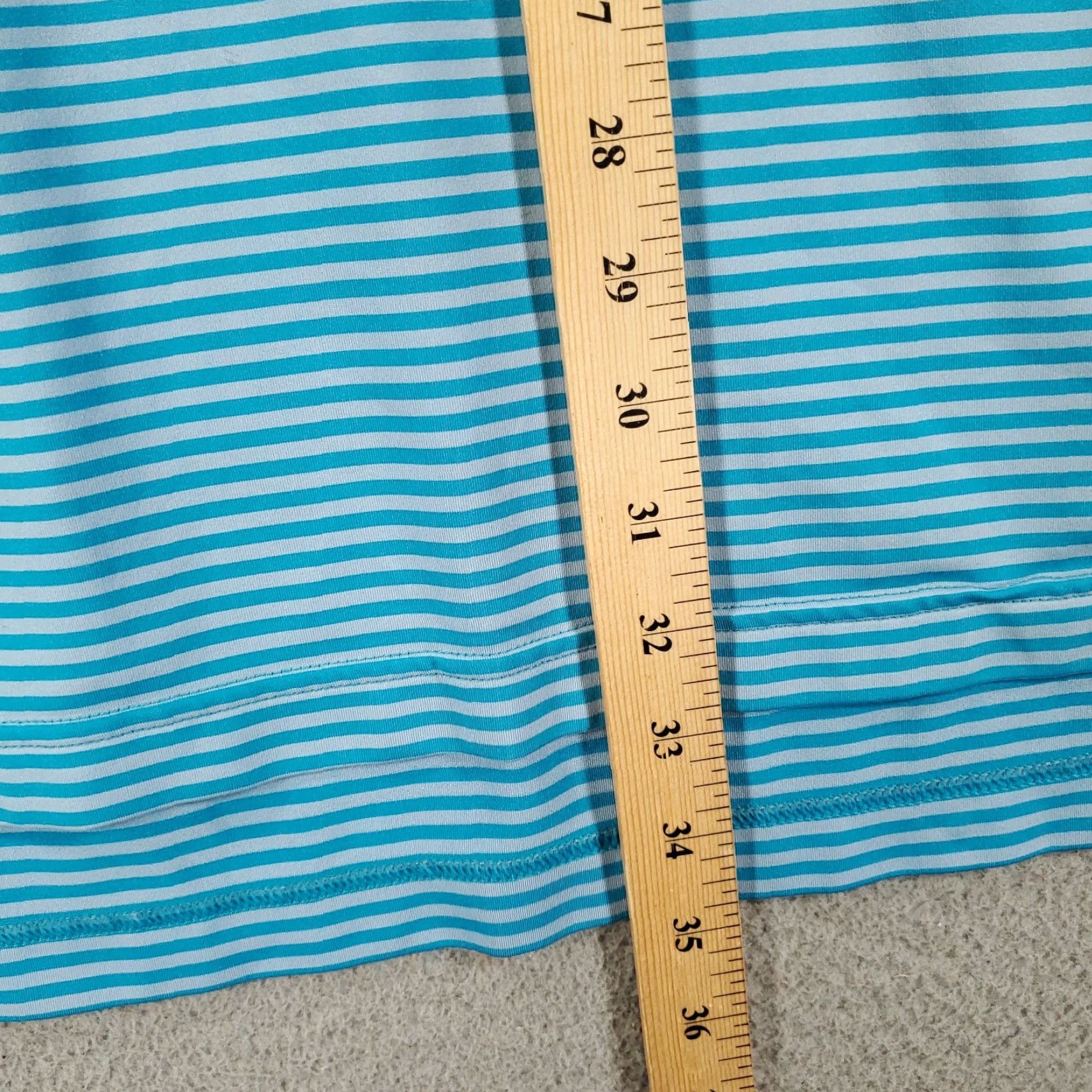 Peter Millar Peter Millar Summer Comfort Shirt Mens XL Blue White Stripe Tech Performance Polo Short Sleeve Golf Size US XL / EU 56 / 4 - 3 Thumbnail