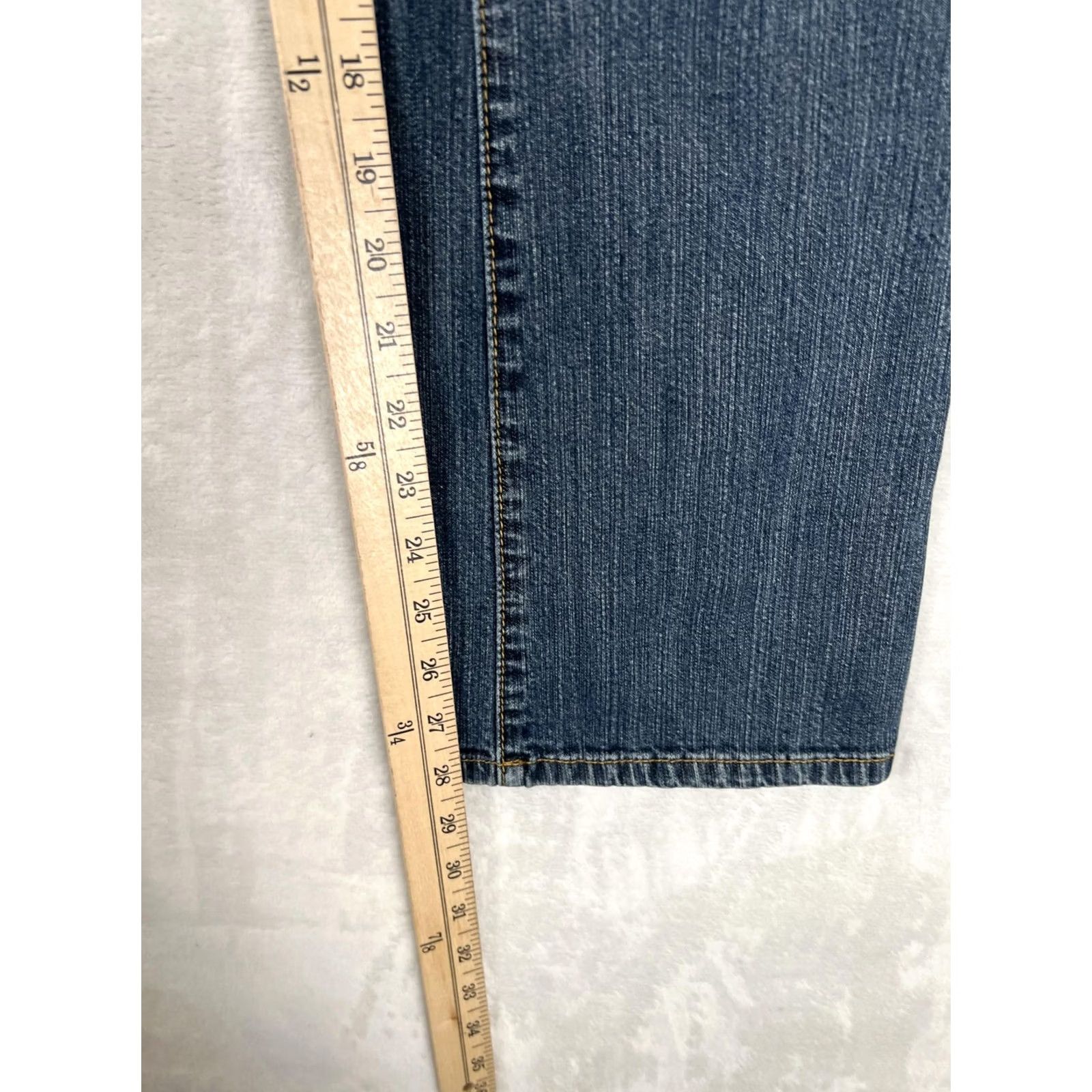 Mossimo Mossimo Supply Co. Jeans Bootcut Women’s 11S Blue Low Rise Stretch Denim Size 32" / US 10 / IT 46 - 2 Thumbnail