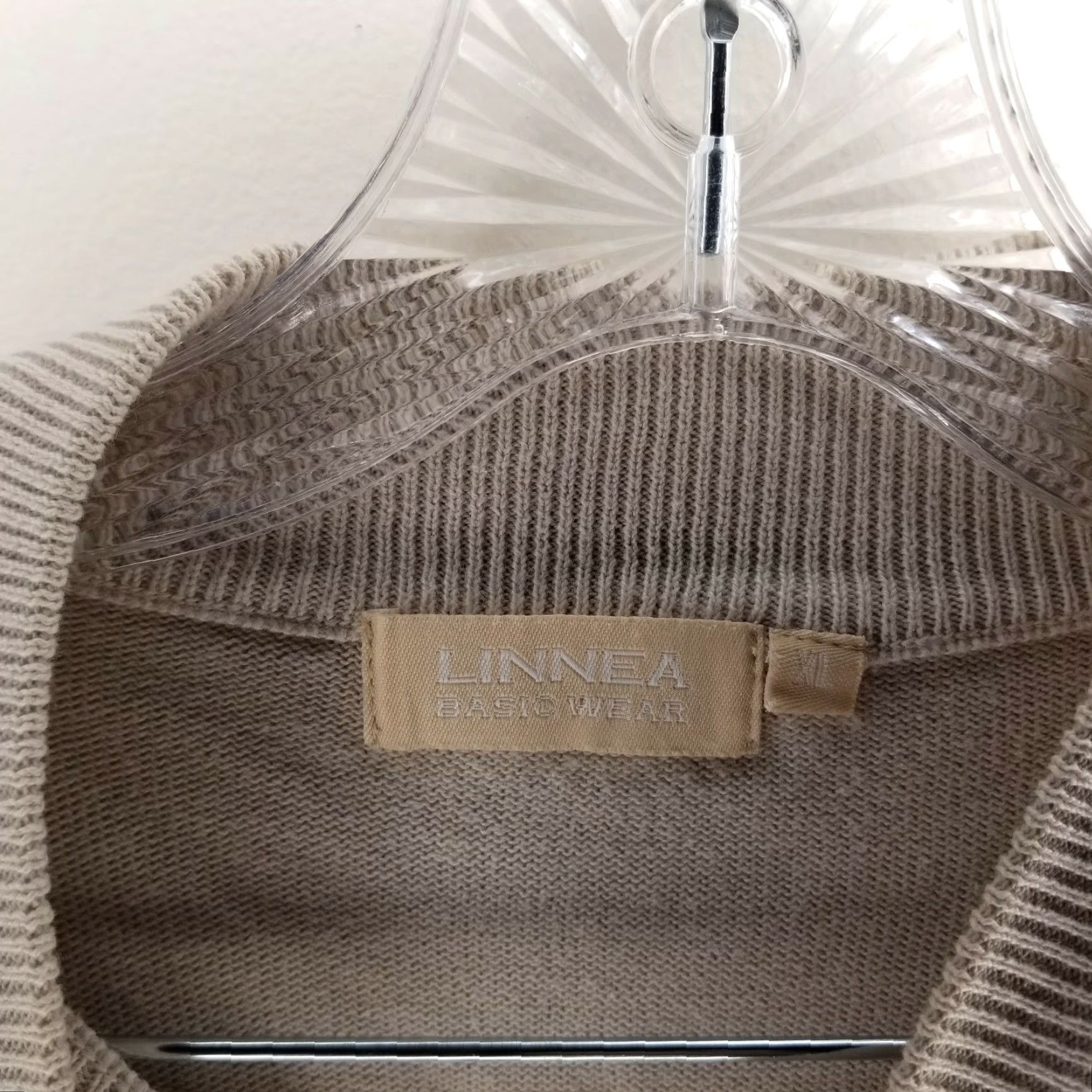 Vintage LINNEA Long Sleeve Sweater Beige XL Womens Size XL / US 12-14 / IT 48-50 - 3 Thumbnail
