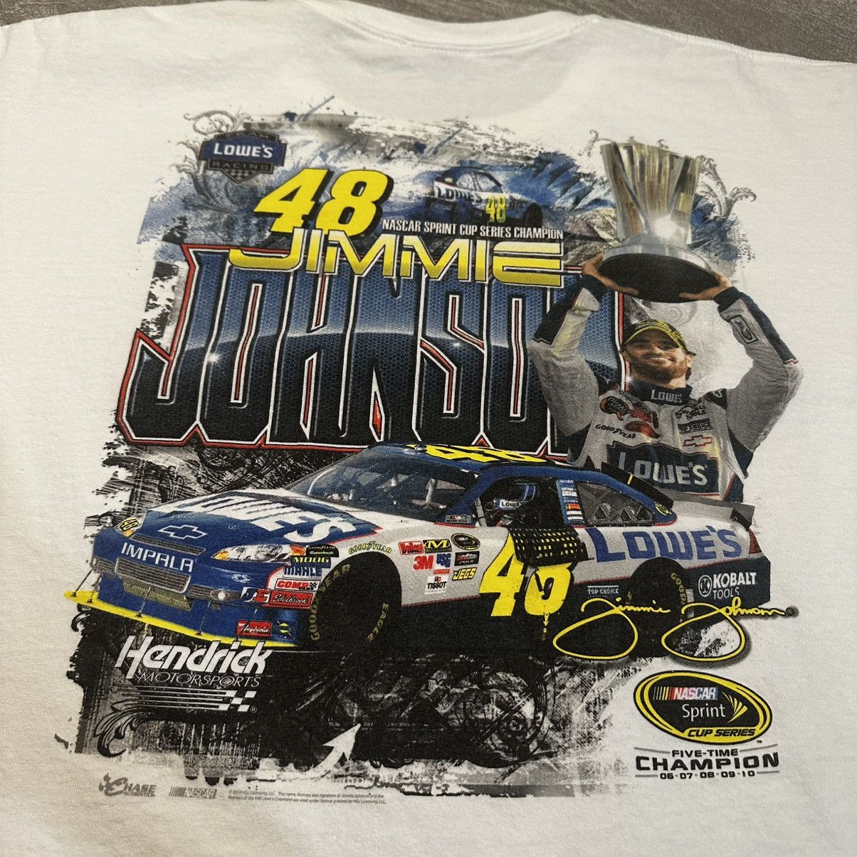 Chase Authentics × NASCAR × Vintage VTG Y2K Chase Authentics Jimmie Johnson #48 Lowes AllOver Size US XL / EU 56 / 4 - 9 Thumbnail