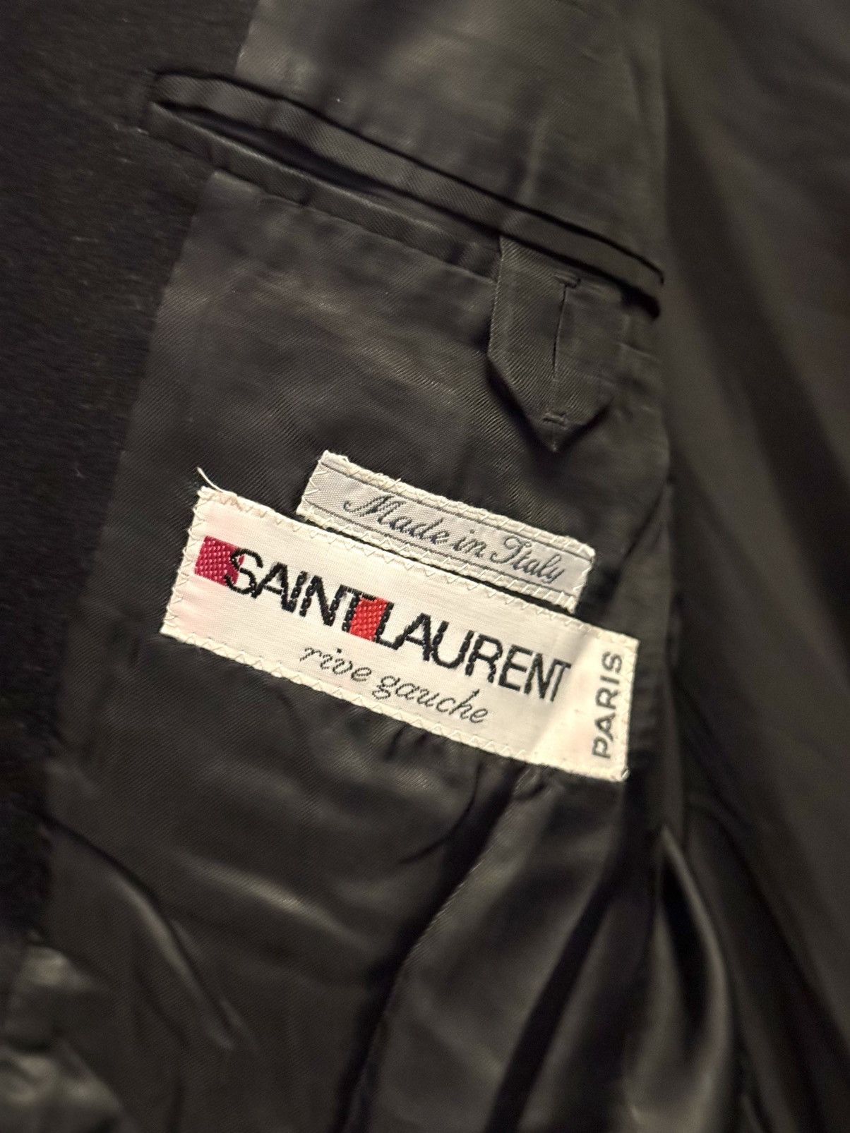 Saint Laurent Paris Saint laurent paris vintage men cashmere wool jacket 48 Size 48R - 2 Thumbnail