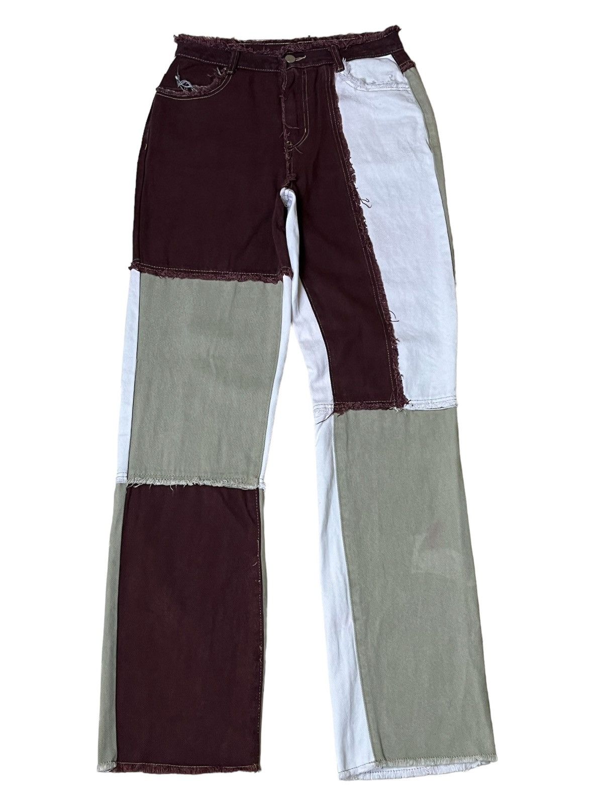 Japanese Brand JAPANESE BRAND SHEIN WOMEN PATCHWORK DISTRESSED PANT Size 29" - 1 Thumbnail