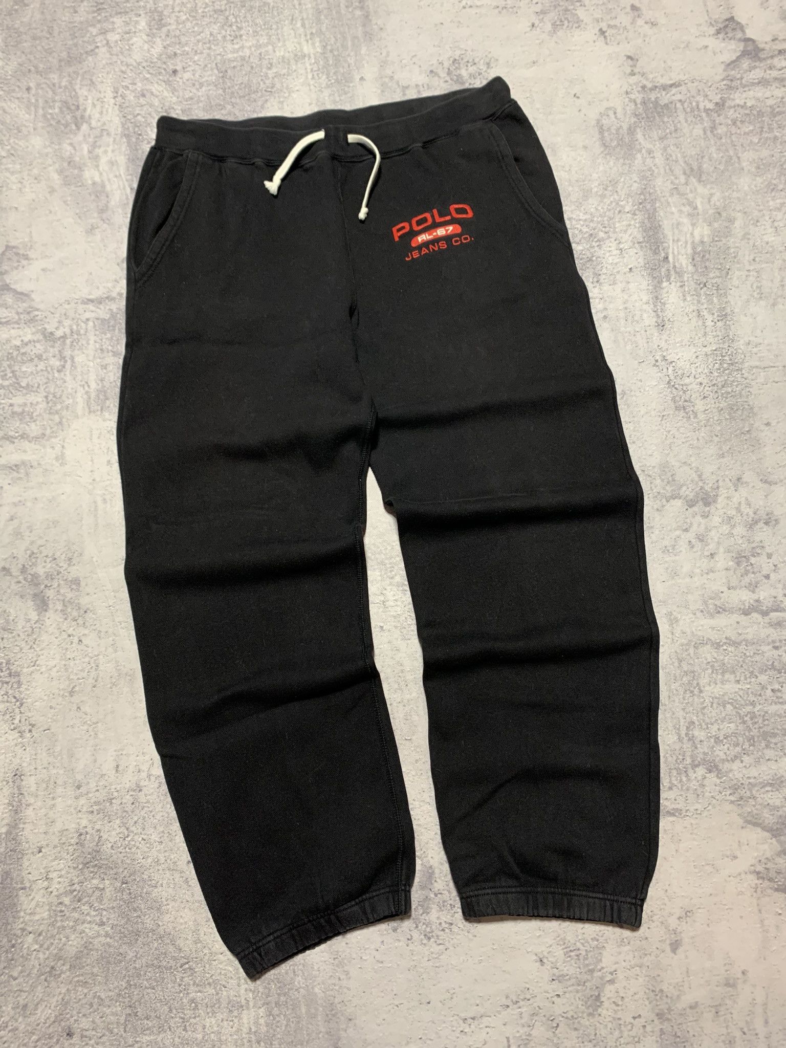 Polo Ralph Lauren Polo Ralph Lauren Jeans Co. Sweatpants Faded Black Men’s L Size US 34 / EU 50 - 3 Thumbnail